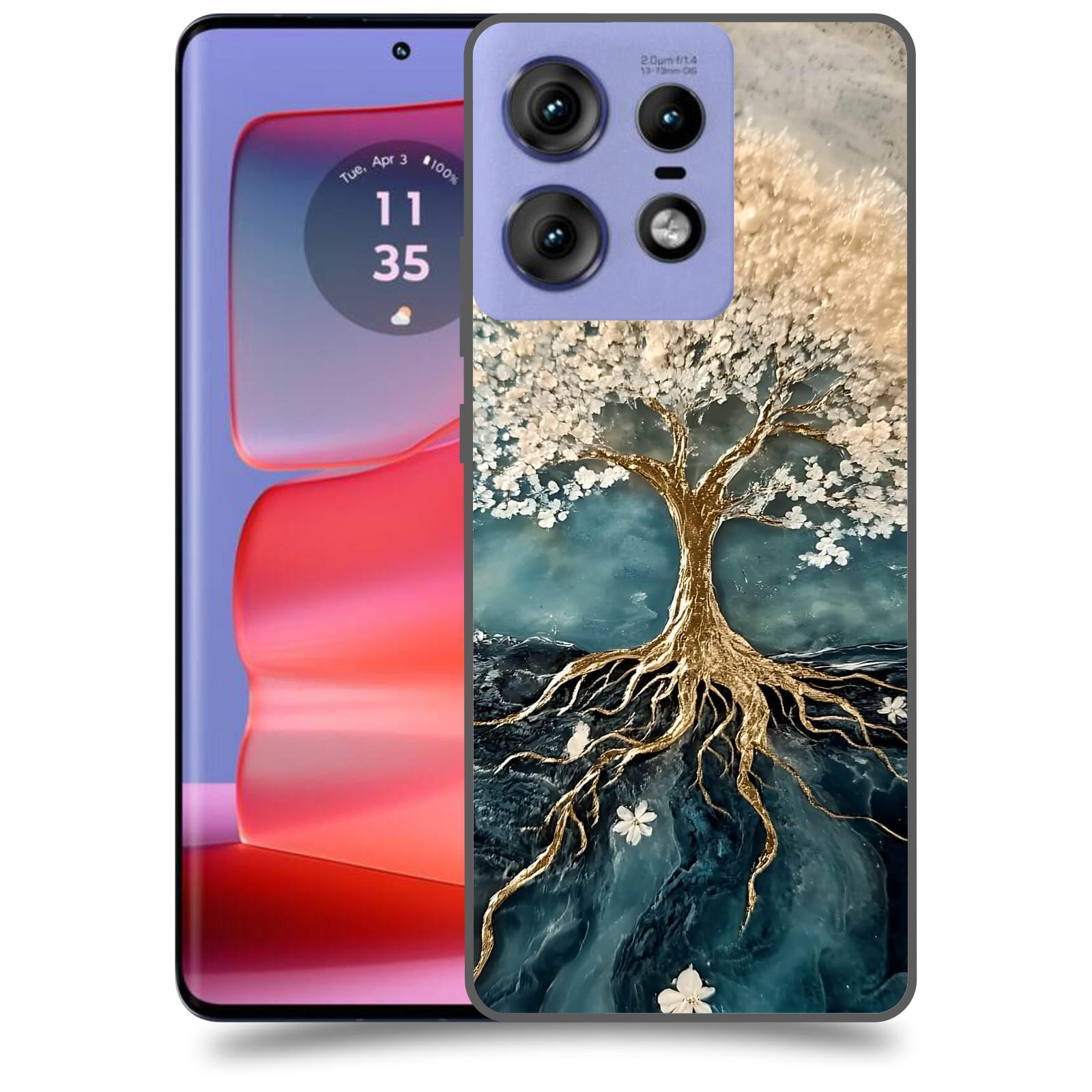 ACOVER Kryt na mobil Motorola Edge 50 Pro - Zlatý život