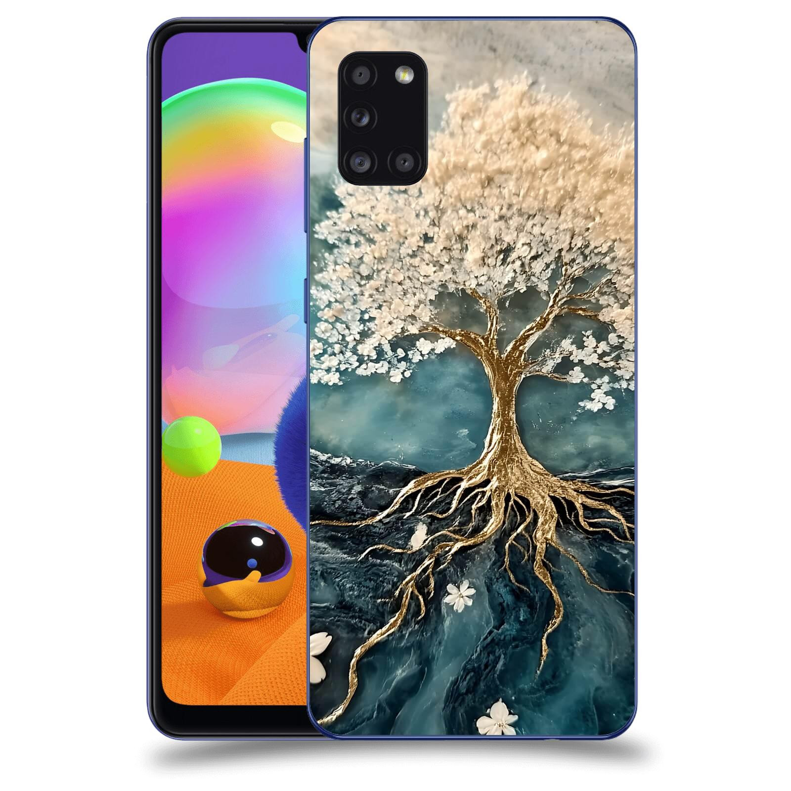 ACOVER Kryt na mobil Samsung Galaxy A31 A315F - Zlatý život