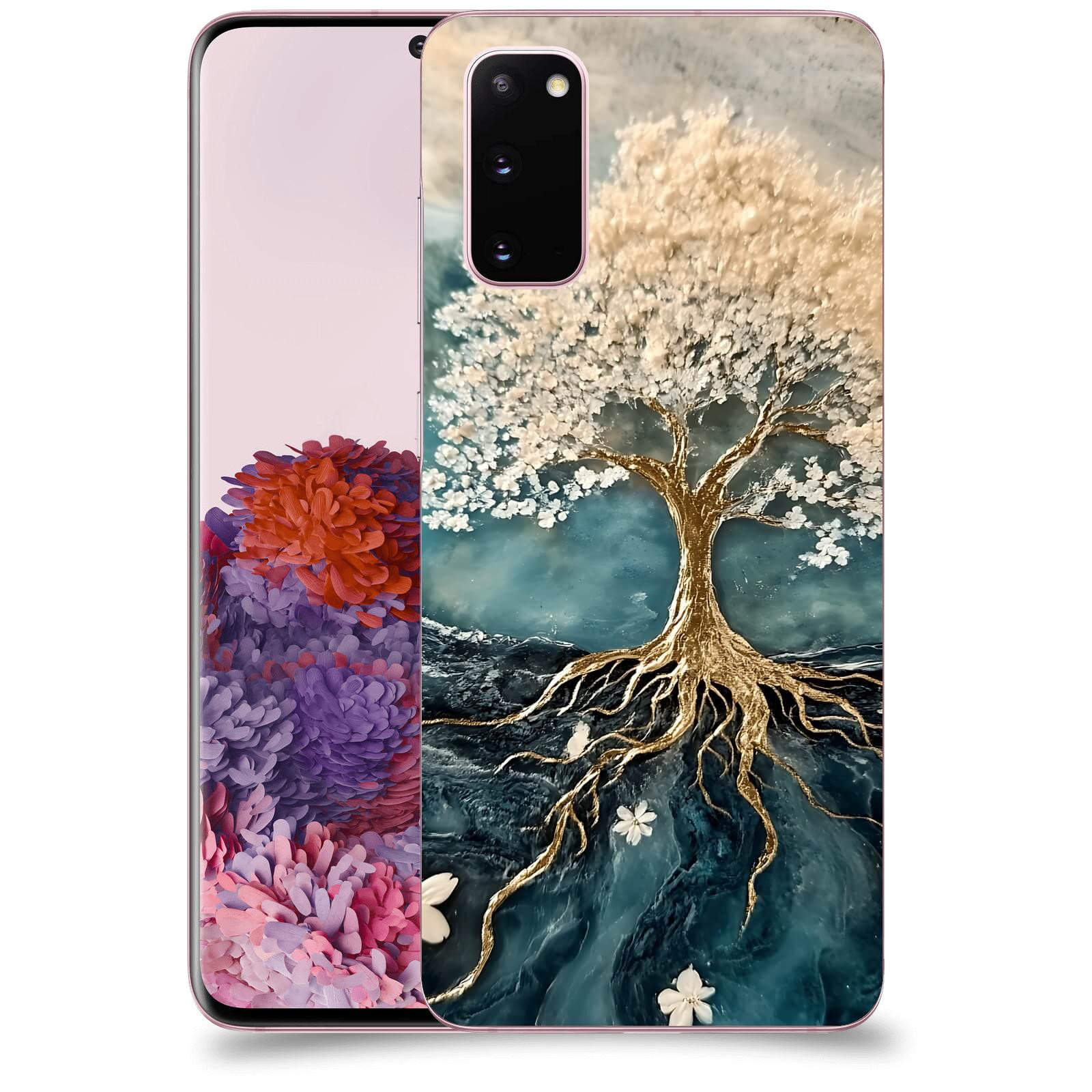 ACOVER Kryt na mobil Samsung Galaxy S20 G980F - Zlatý život