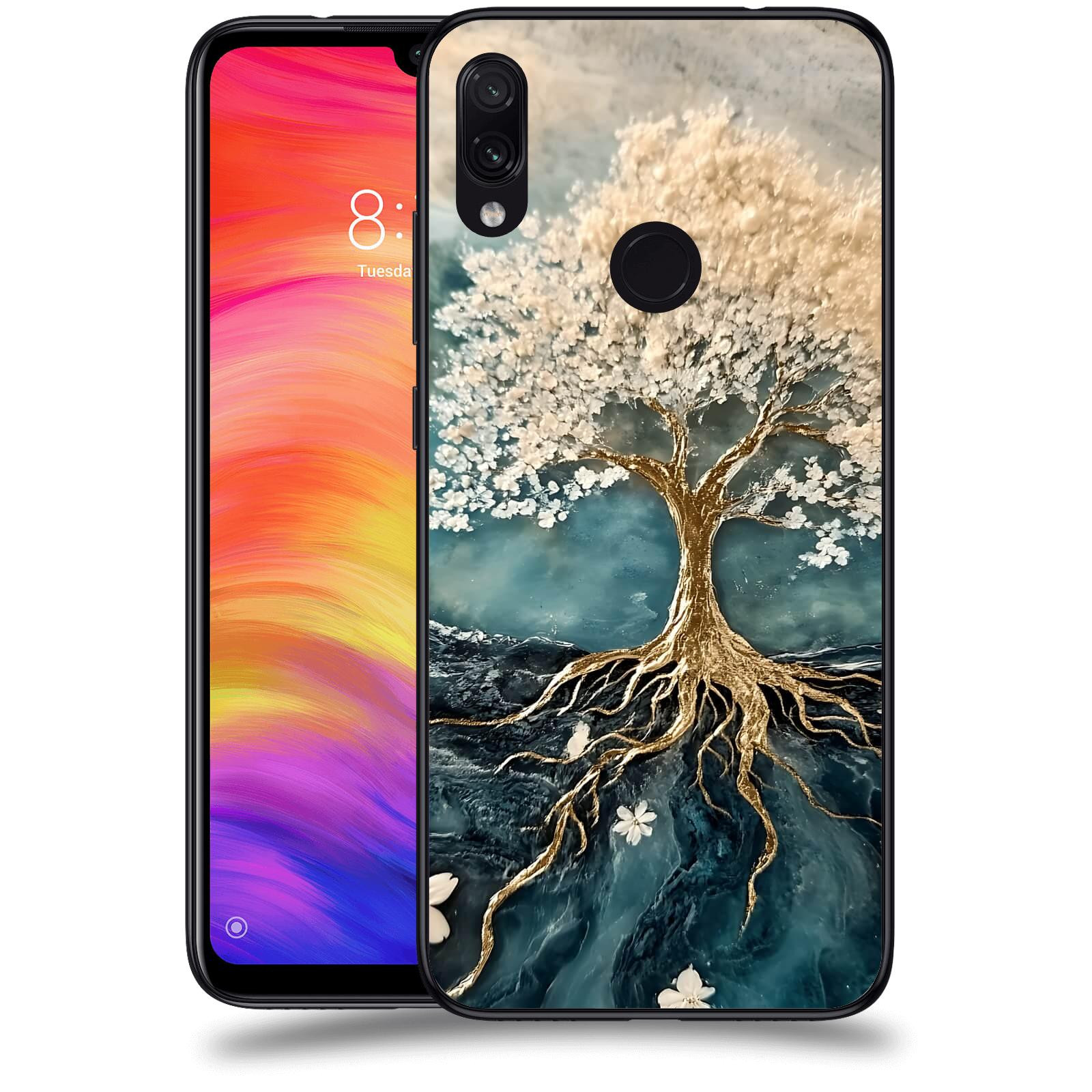 ACOVER Kryt na mobil Xiaomi Redmi Note 7 - Zlatý život