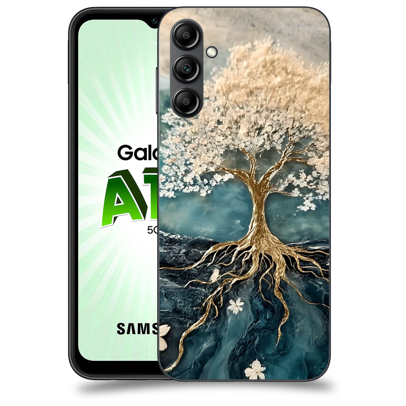 ACOVER Kryt na mobil Samsung Galaxy A14 5G - Zlatý život