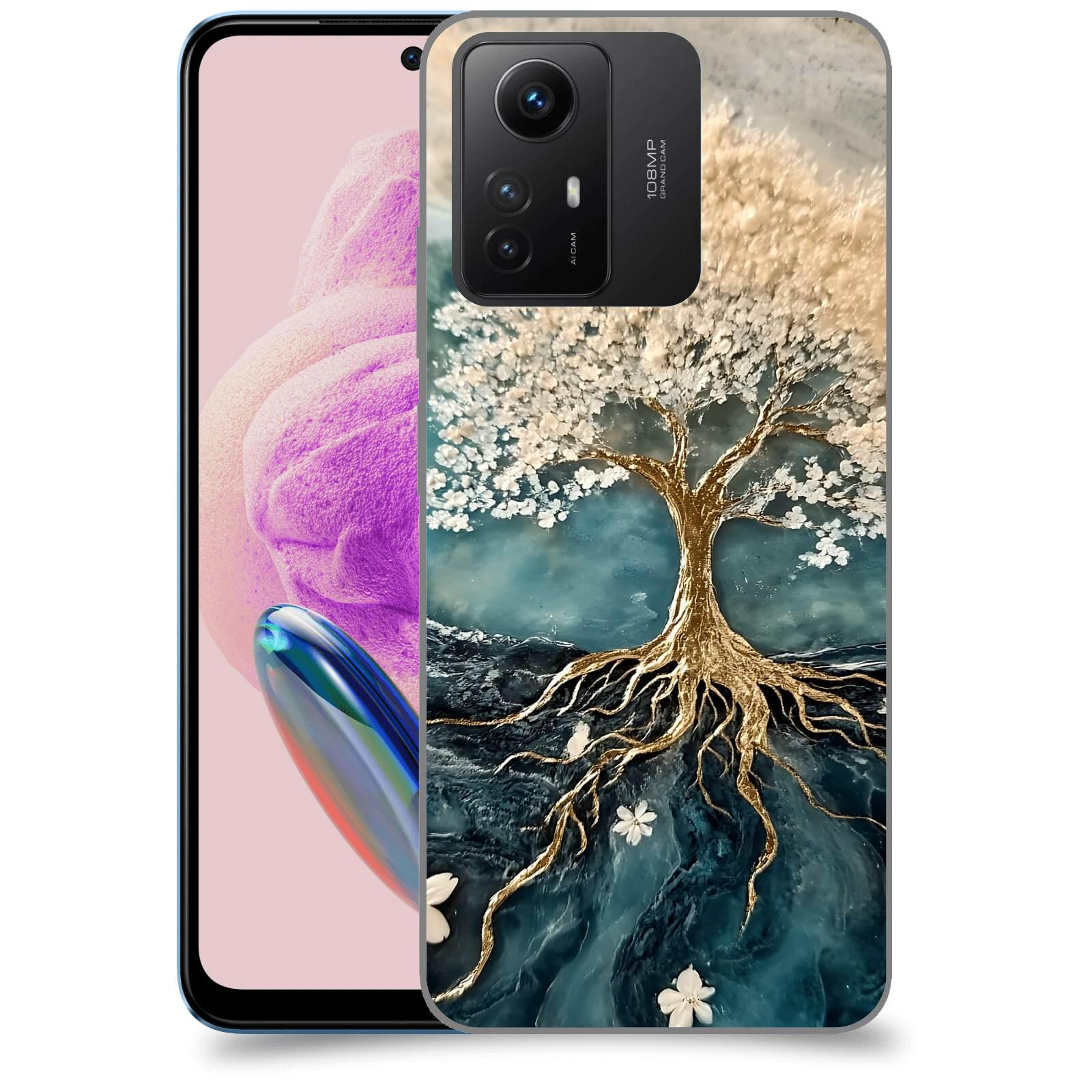 ACOVER Kryt na mobil Xiaomi Redmi Note 12S - Zlatý život
