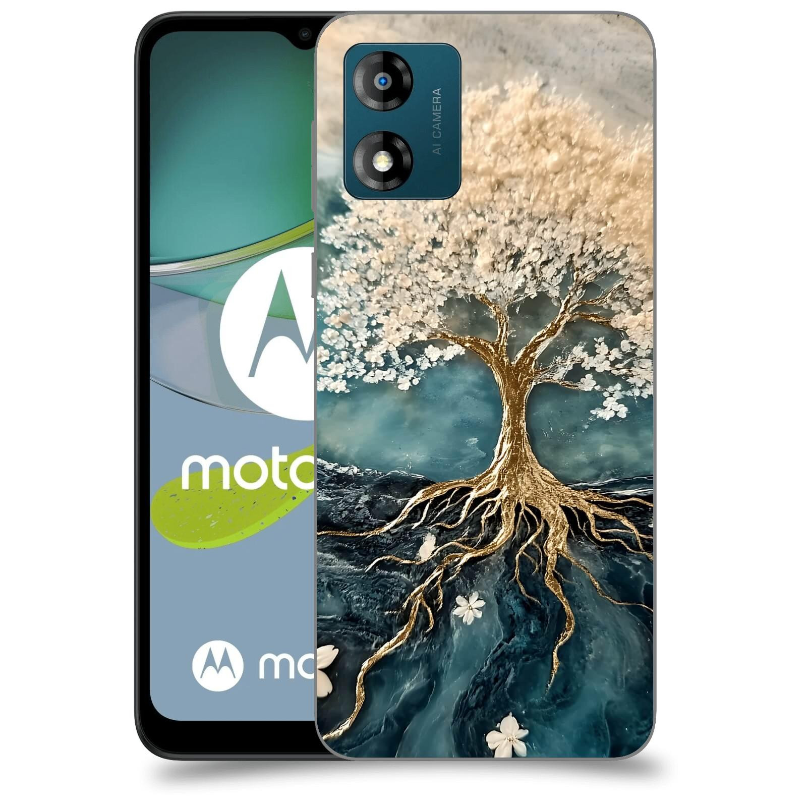 ACOVER Kryt na mobil Motorola Moto E13 - Zlatý život