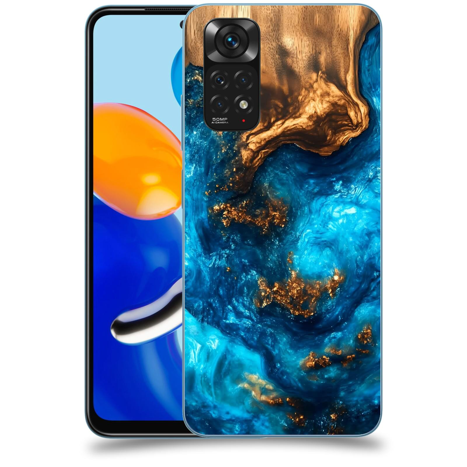 ACOVER Kryt na mobil Xiaomi Redmi Note 11 - Kosmická hloubka