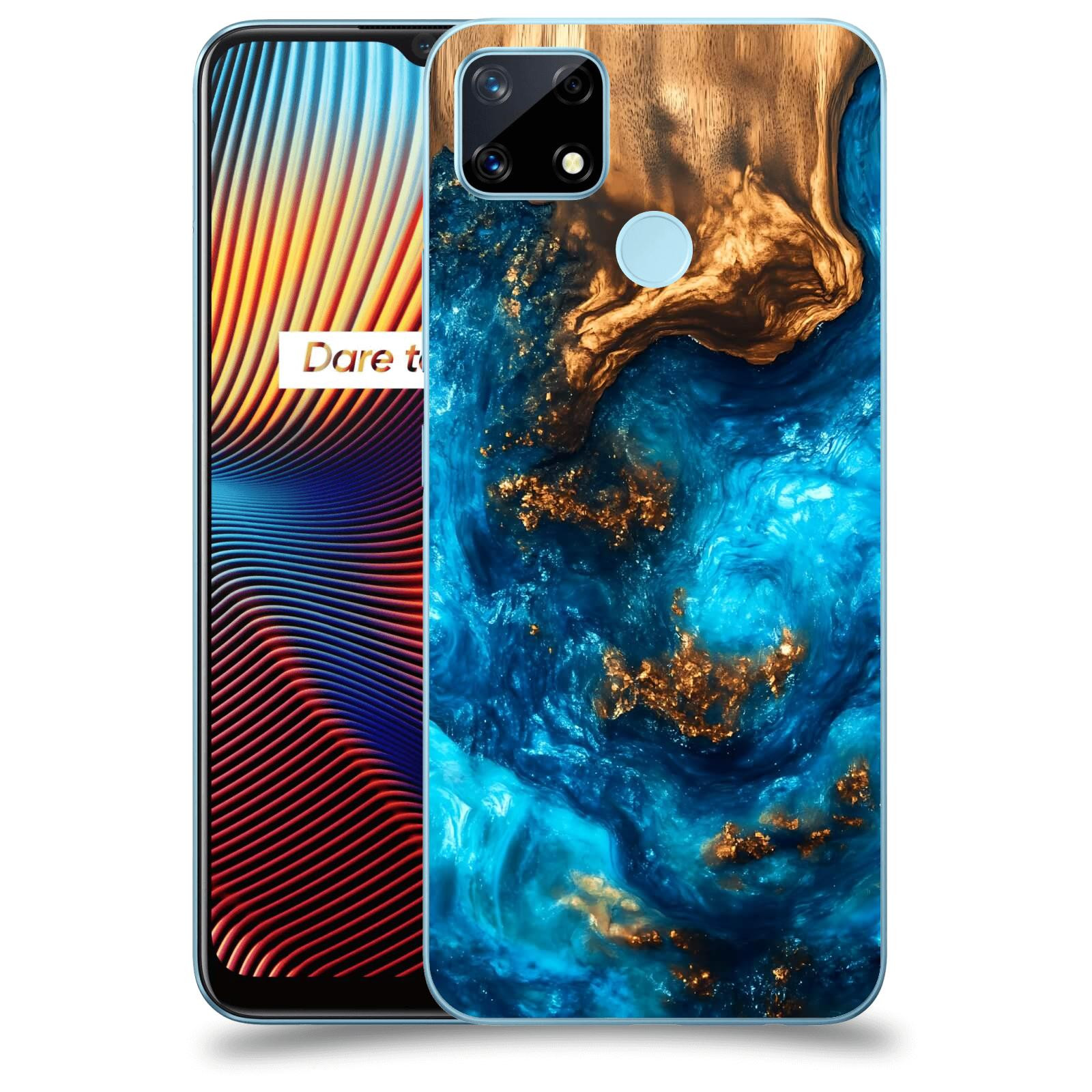 ACOVER Kryt na mobil Realme 7i - Kosmická hloubka