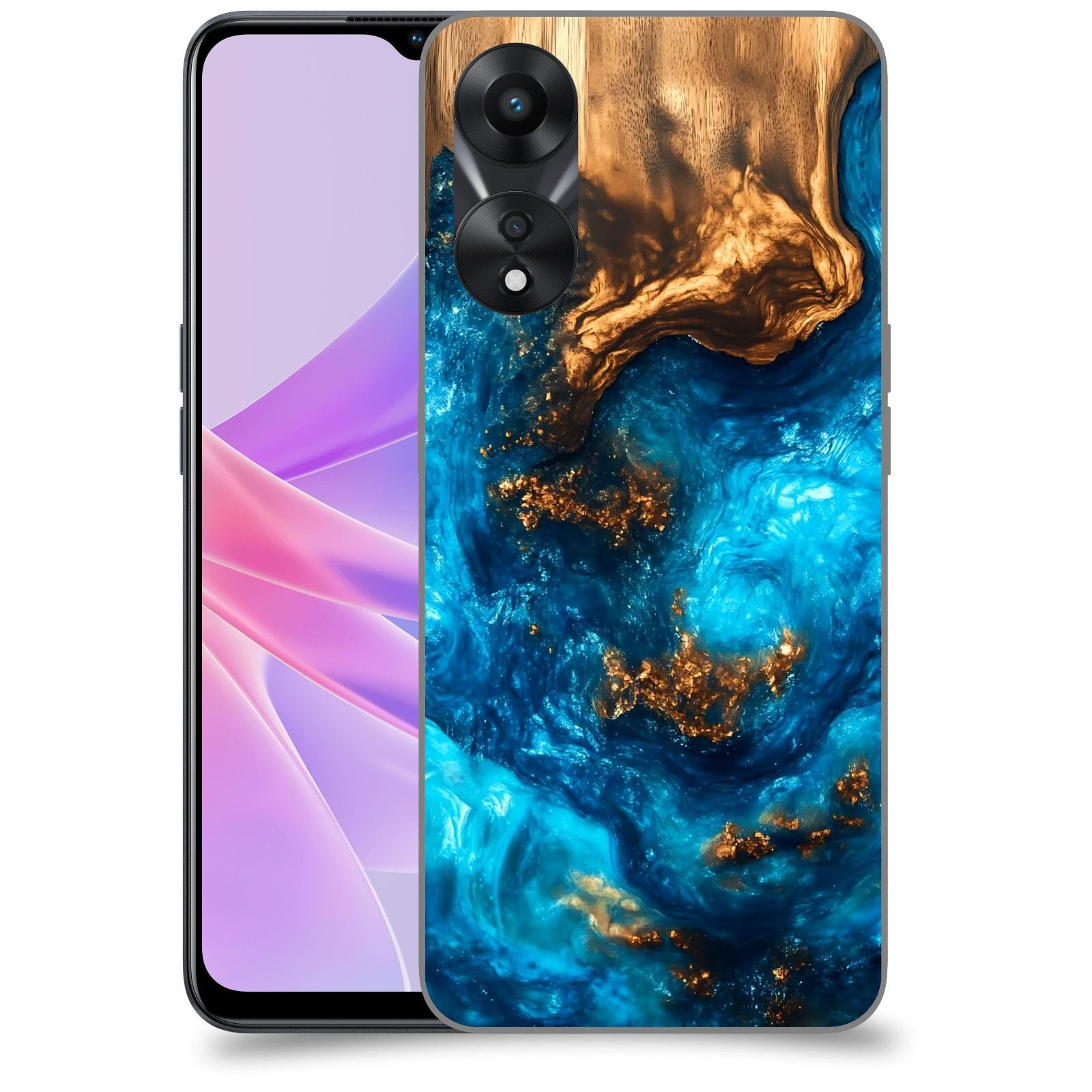 ACOVER Kryt na mobil OPPO A78 5G - Kosmická hloubka