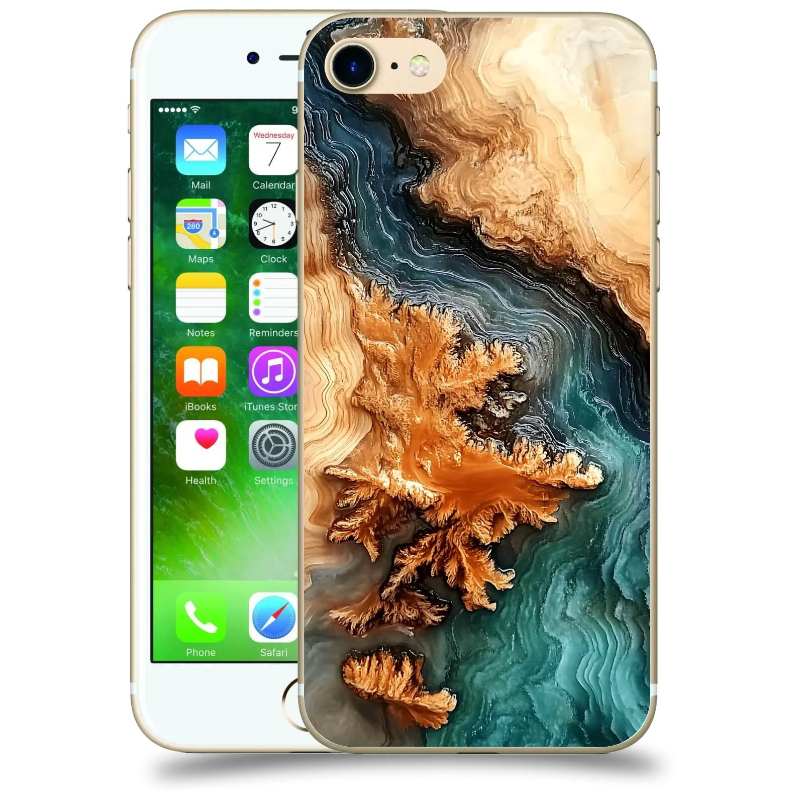 ACOVER Kryt na mobil Apple iPhone 7 - Minerální tok
