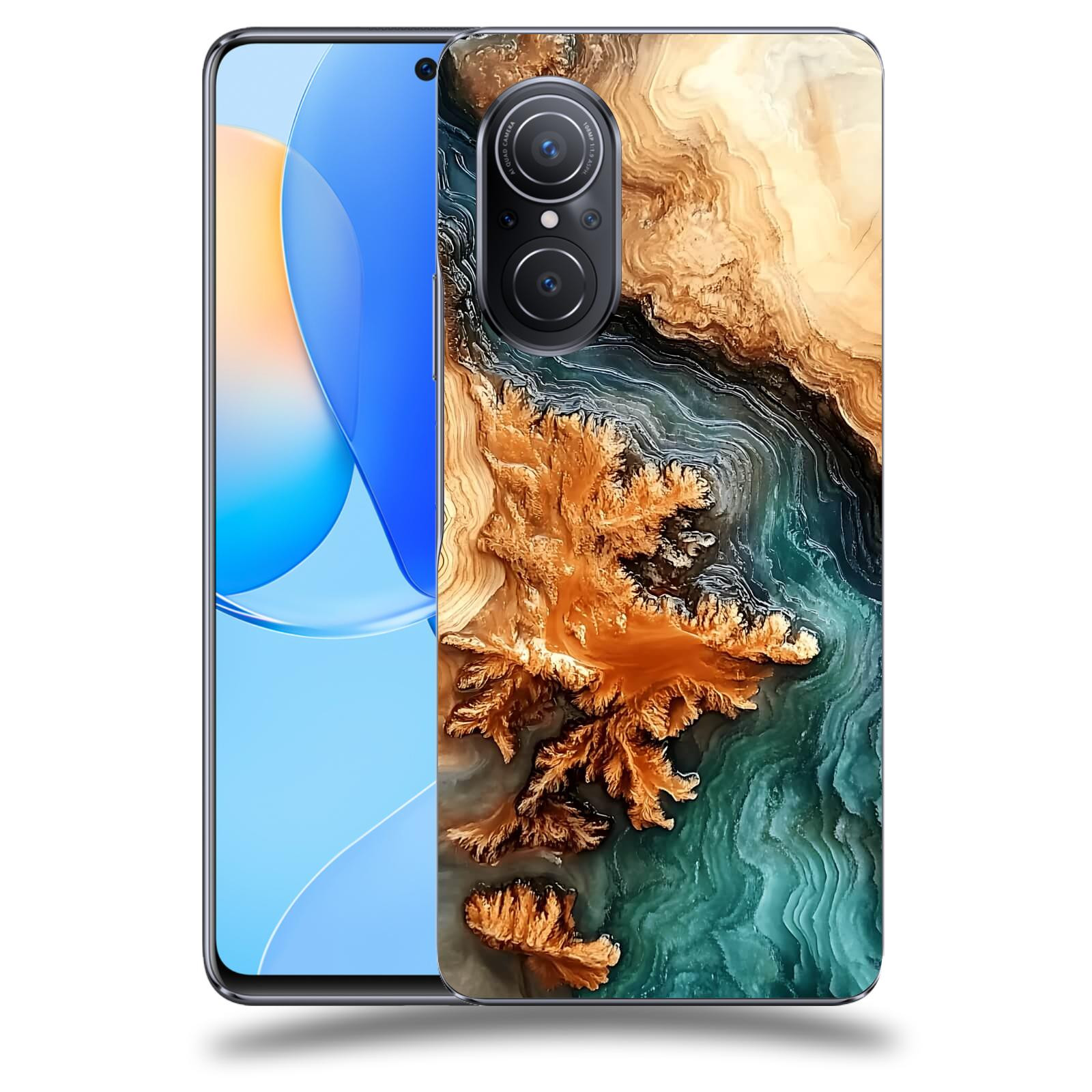 ACOVER Kryt na mobil Huawei Nova 9 SE - Minerální tok
