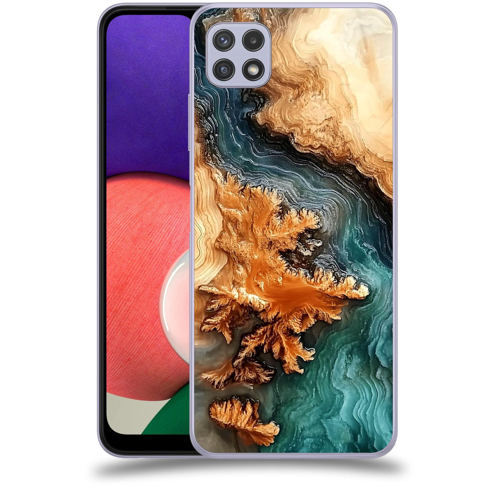 ACOVER Kryt na mobil Samsung Galaxy A22 5G A226B - Minerální tok