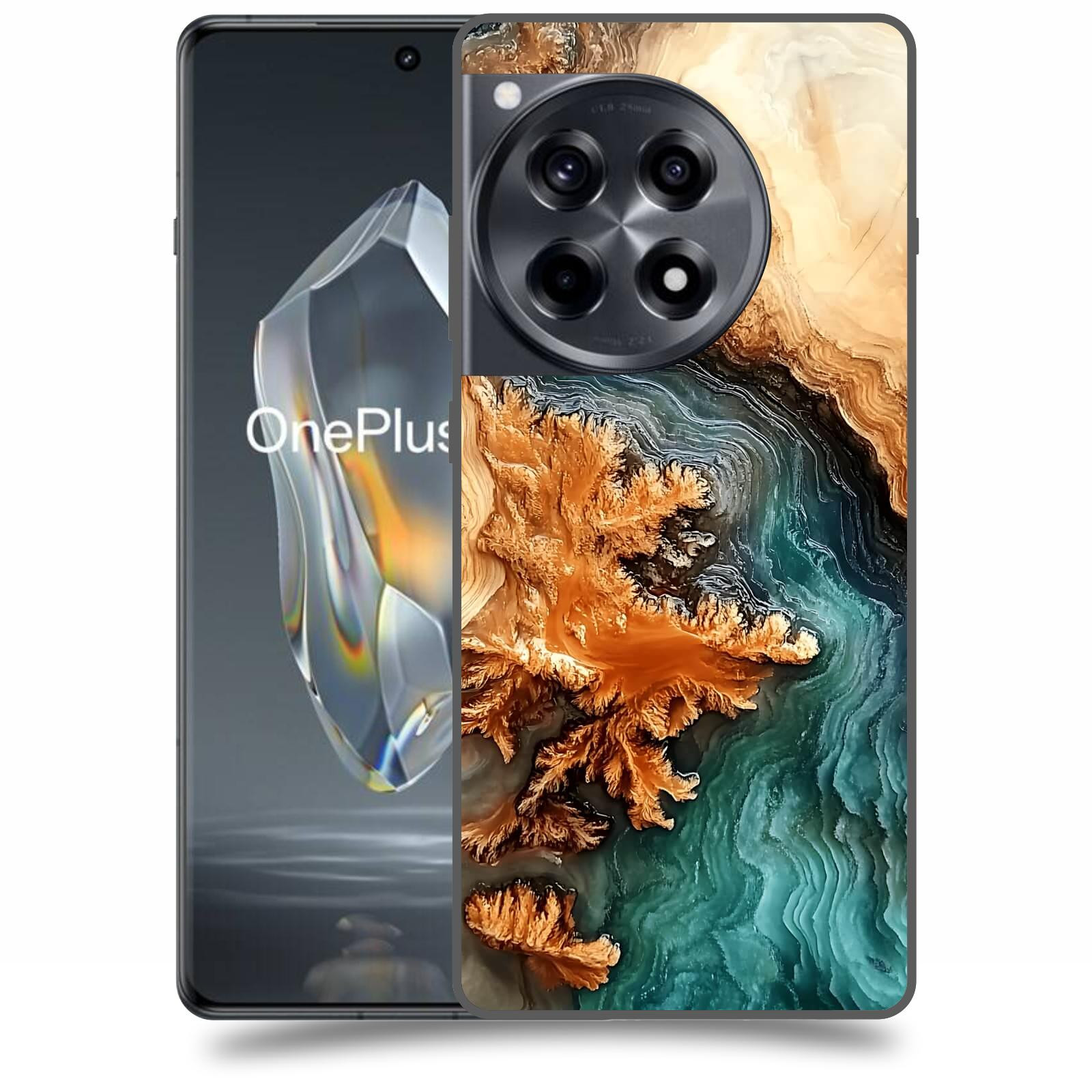 ACOVER Kryt na mobil OnePlus 12 - Minerální tok