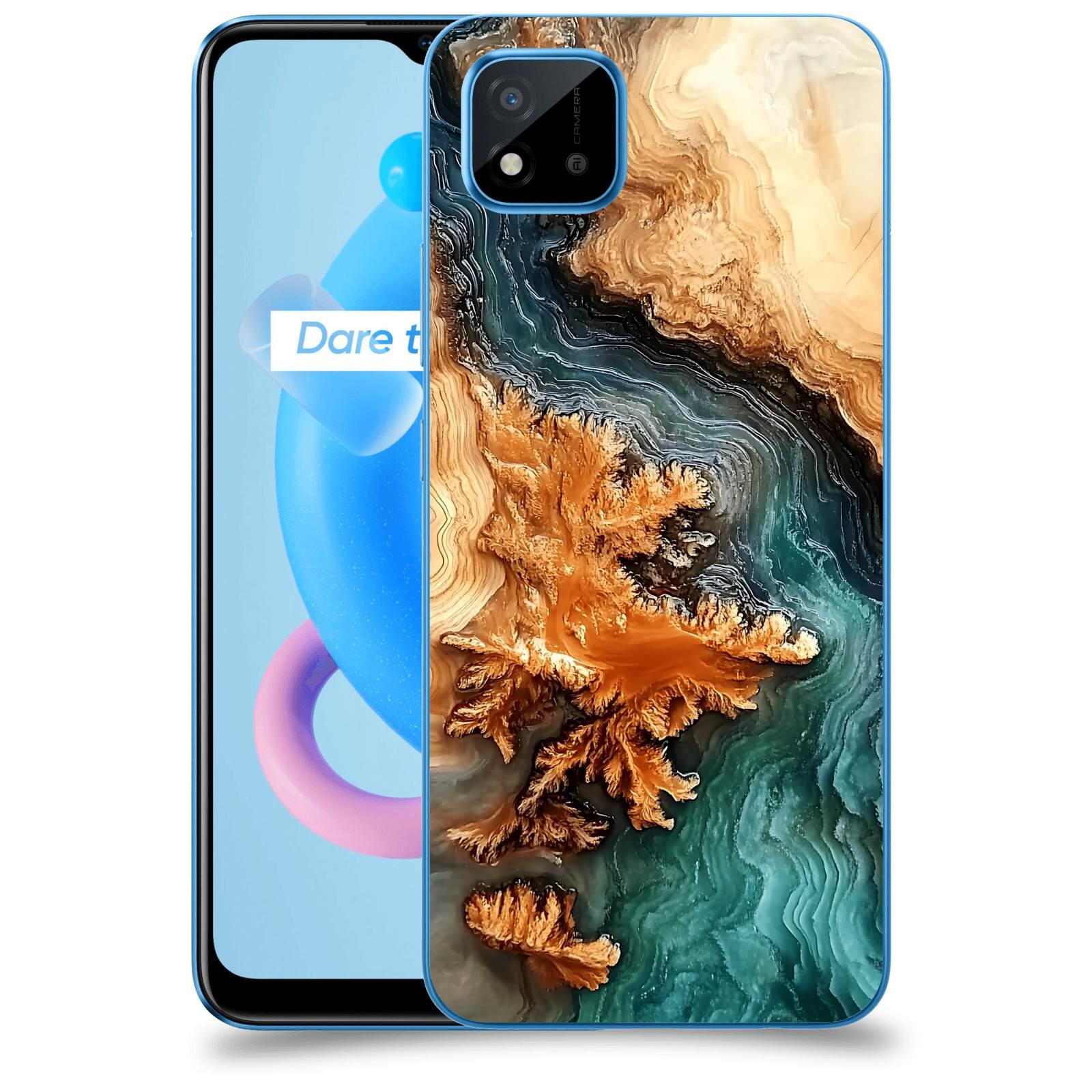 ACOVER Kryt na mobil Realme C11 (2021) - Minerální tok