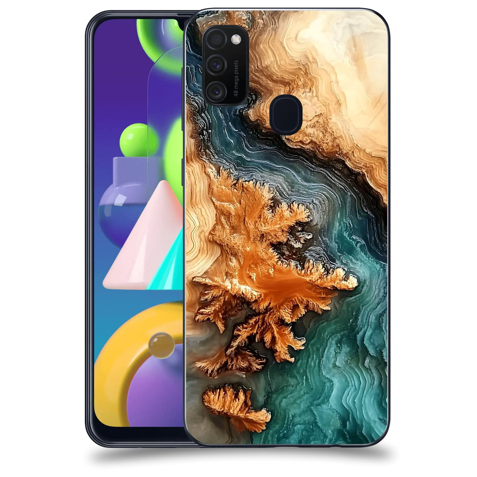 ACOVER Kryt na mobil Samsung Galaxy M21 M215F - Minerální tok