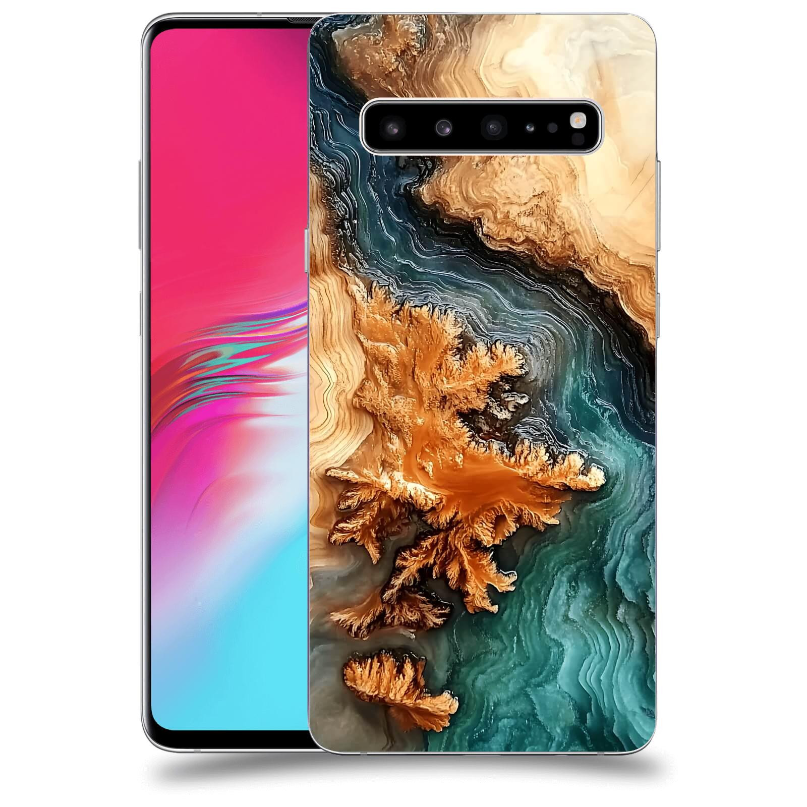 ACOVER Kryt na mobil Samsung Galaxy S10 G973 - Minerální tok