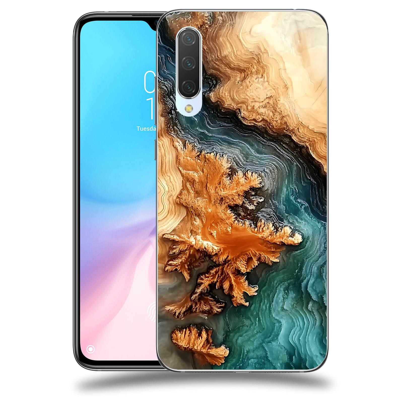 ACOVER Kryt na mobil Xiaomi Mi 9 Lite - Minerální tok