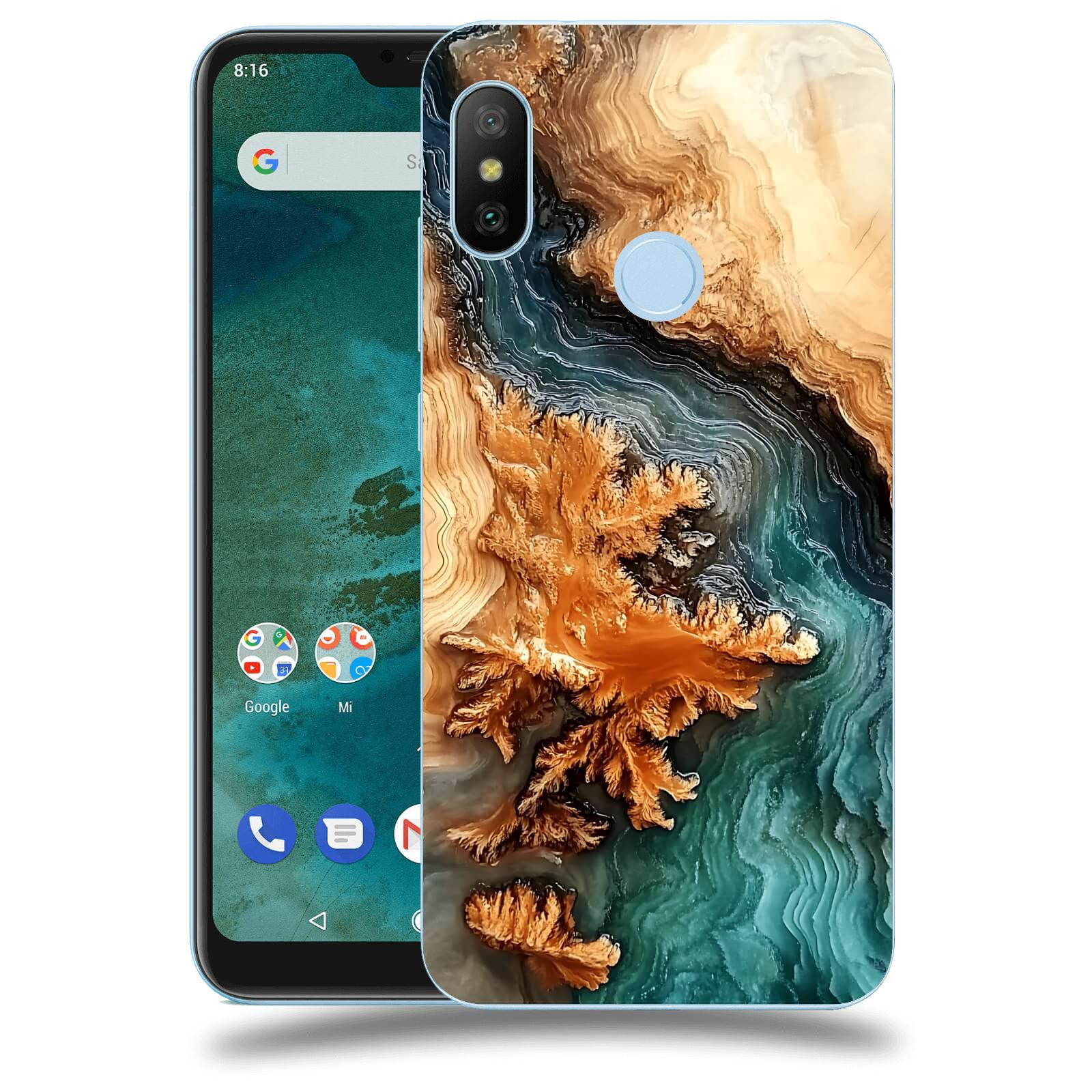 ACOVER Kryt na mobil Xiaomi Mi A2 Lite - Minerální tok