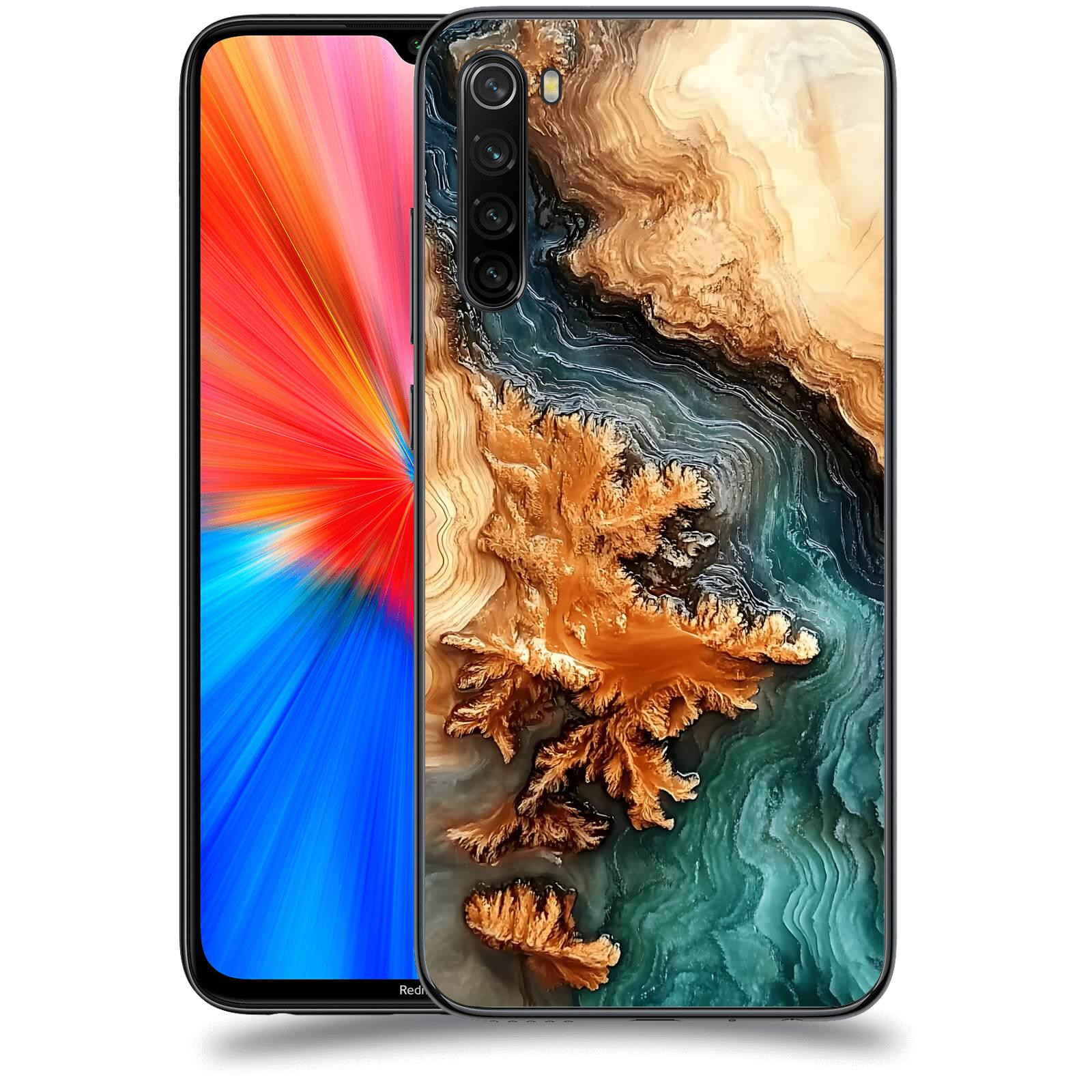 ACOVER Kryt na mobil Xiaomi Redmi Note 8 - Minerální tok
