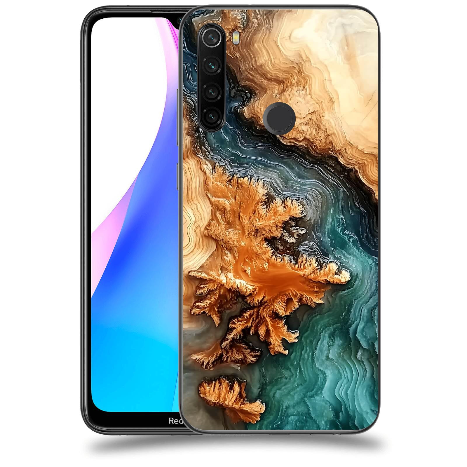 ACOVER Kryt na mobil Xiaomi Redmi Note 8T - Minerální tok