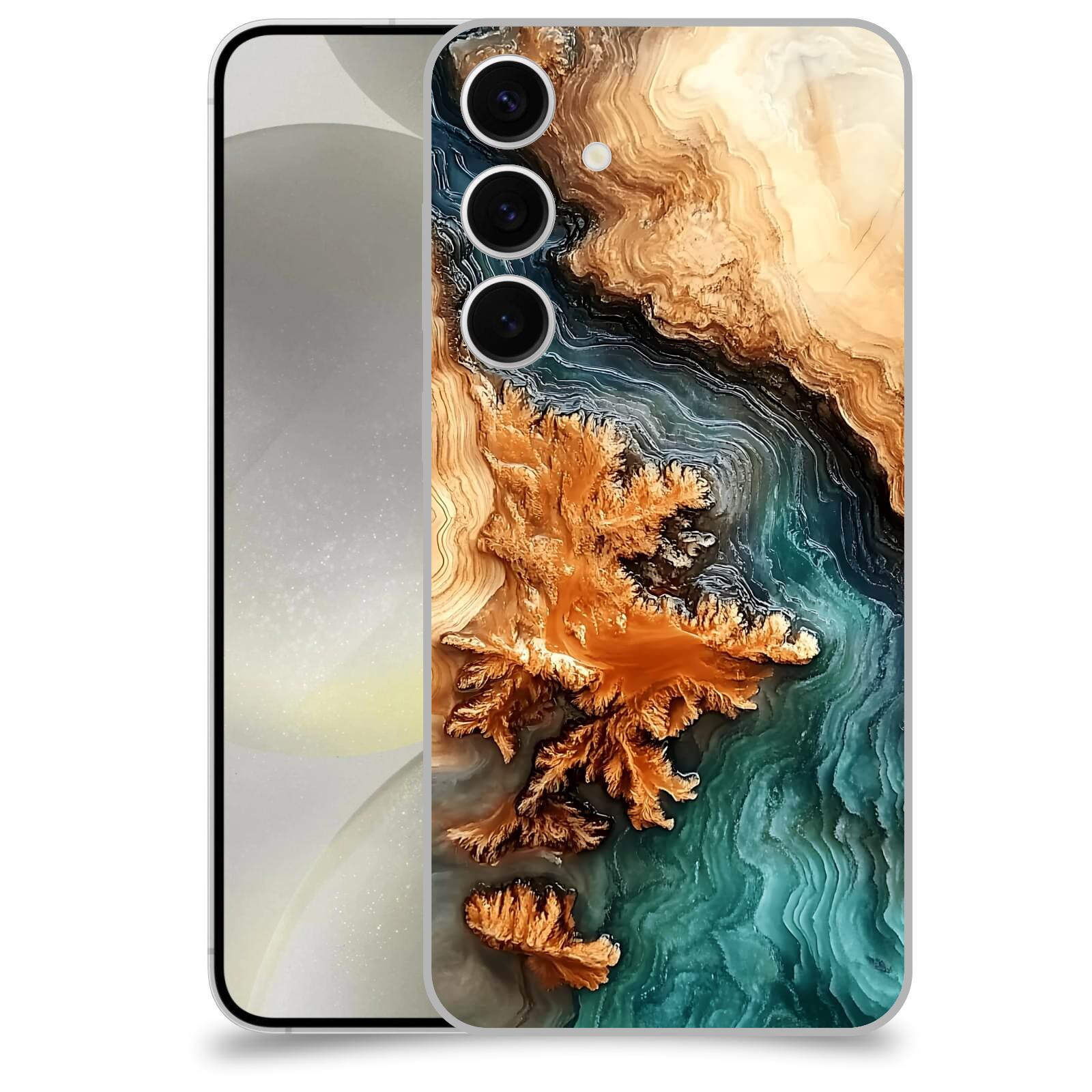 ACOVER Kryt na mobil Samsung Galaxy S24+ - Minerální tok