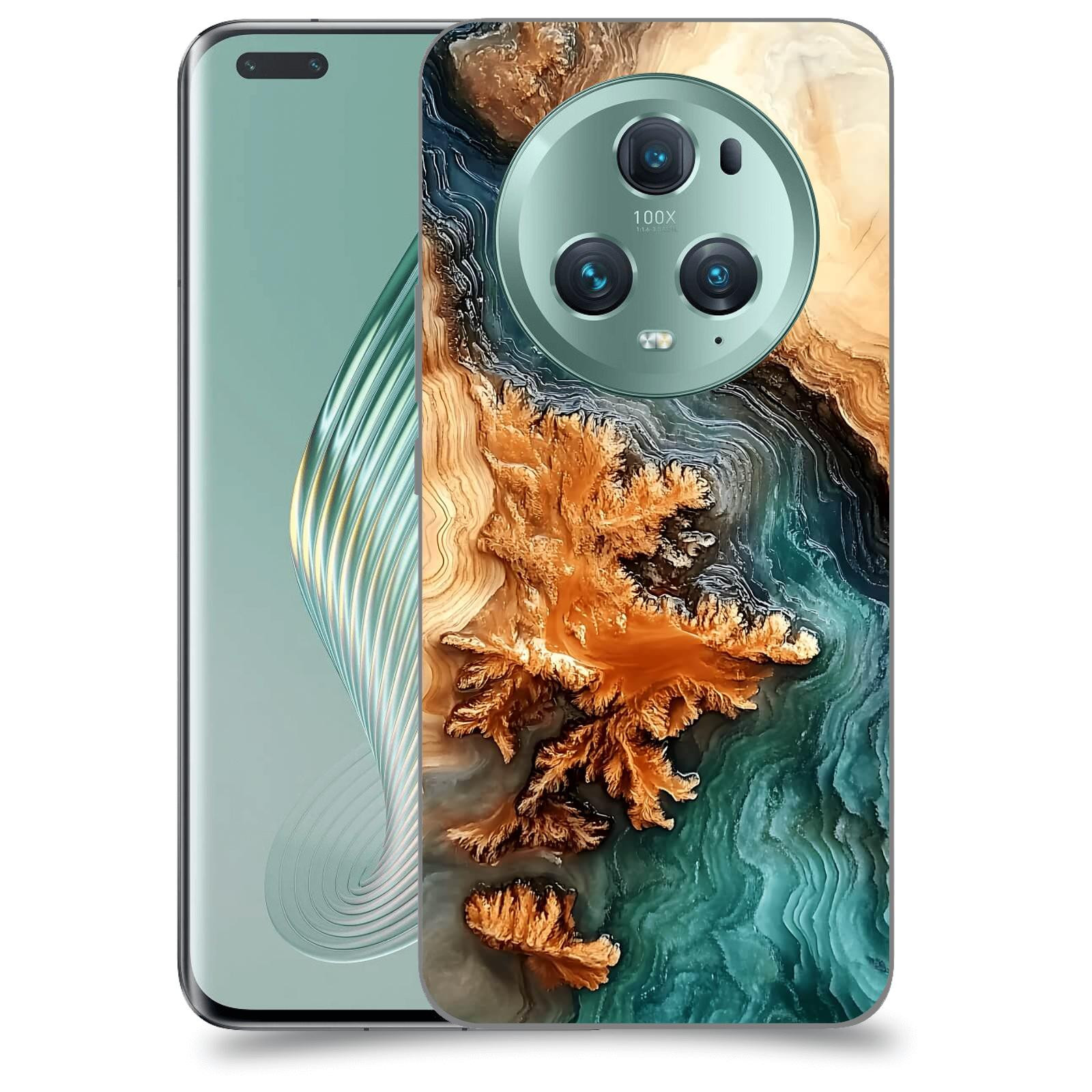 ACOVER Kryt na mobil Honor Magic5 Pro - Minerální tok