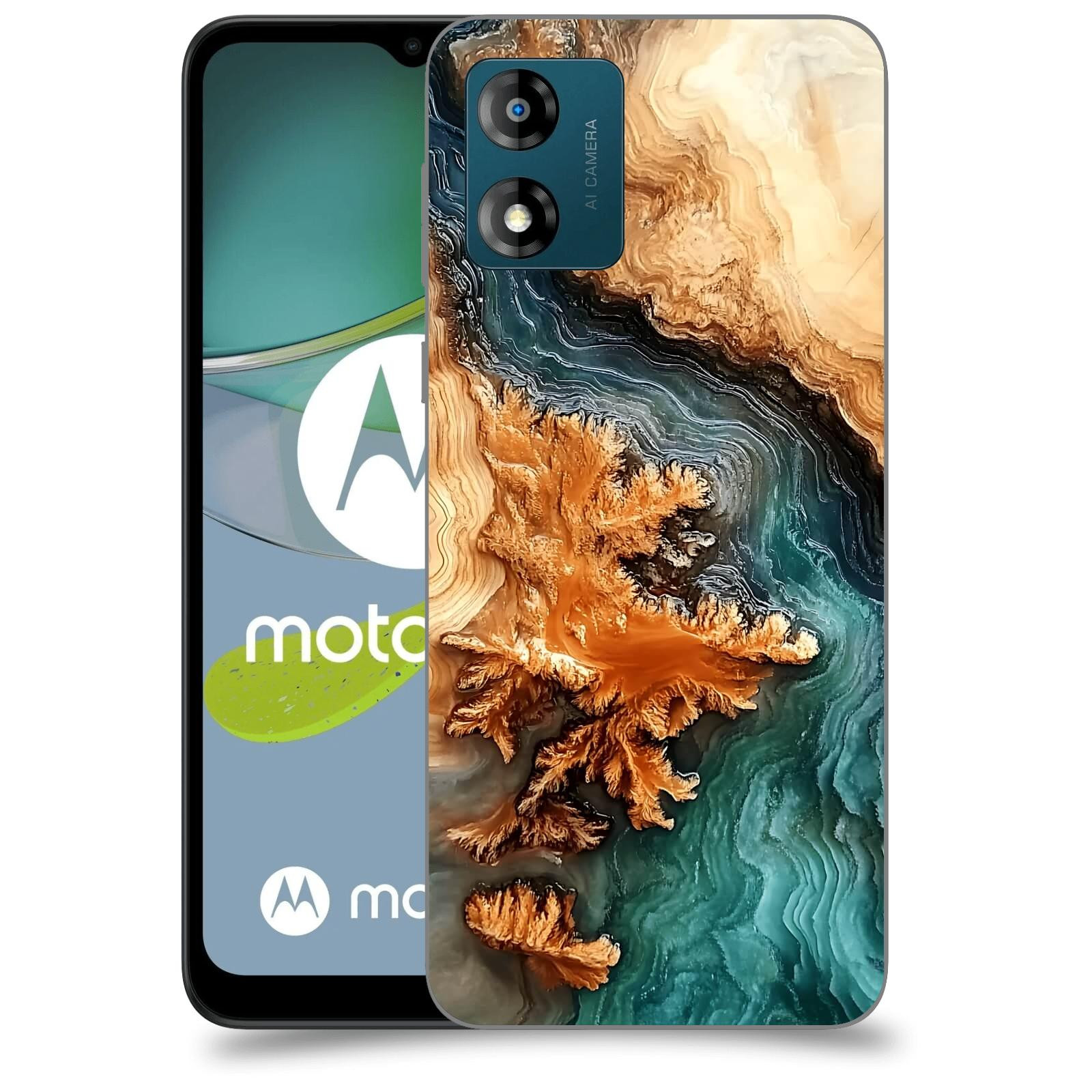 ACOVER Kryt na mobil Motorola Moto E13 - Minerální tok