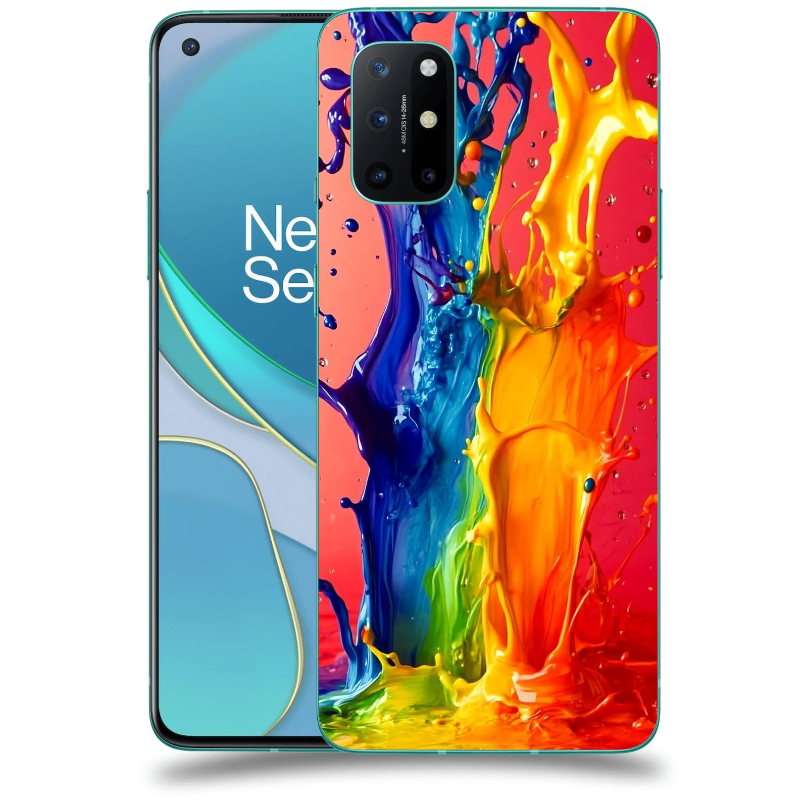 ACOVER Kryt na mobil OnePlus 8T - Energie a Srážka