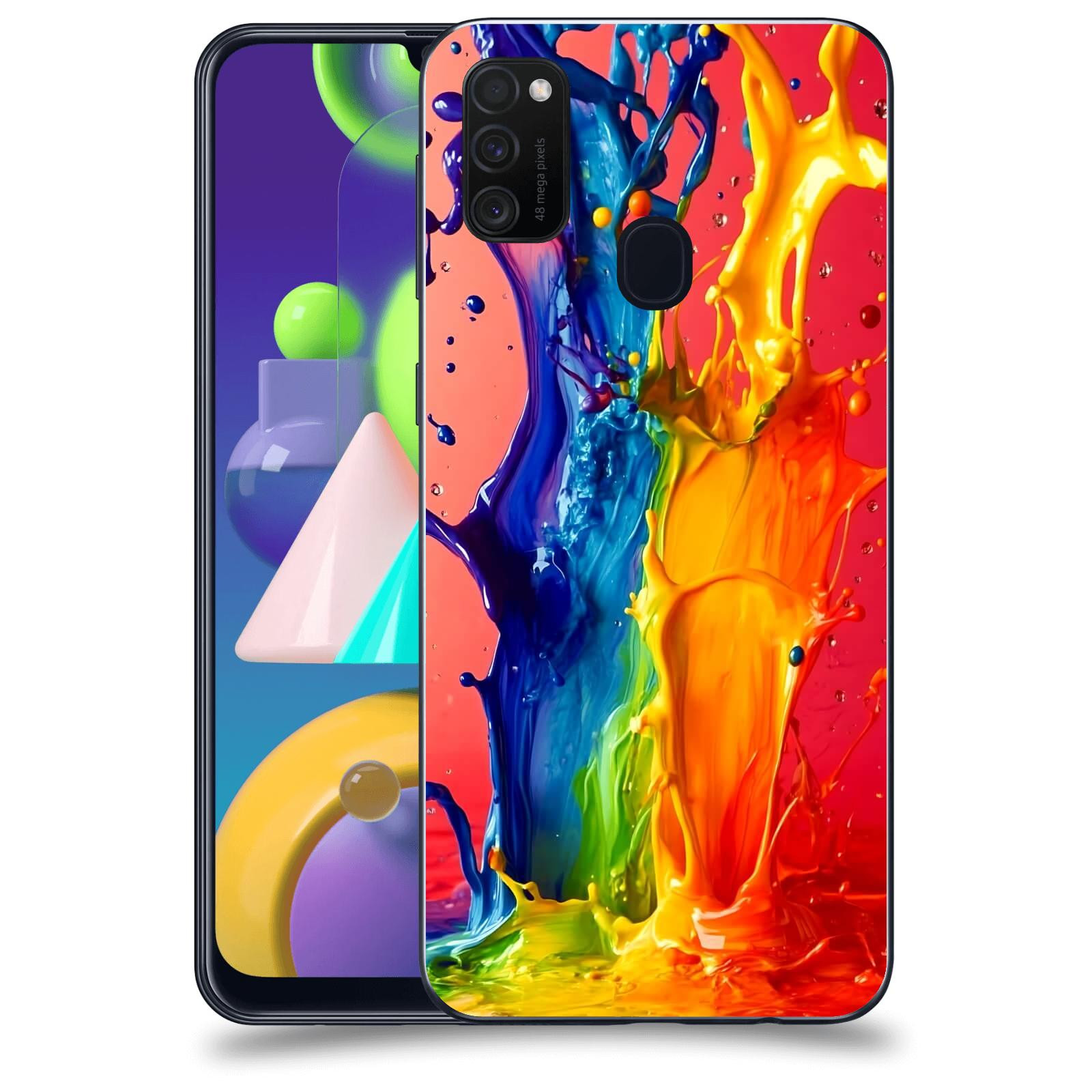 ACOVER Kryt na mobil Samsung Galaxy M21 M215F - Energie a Srážka