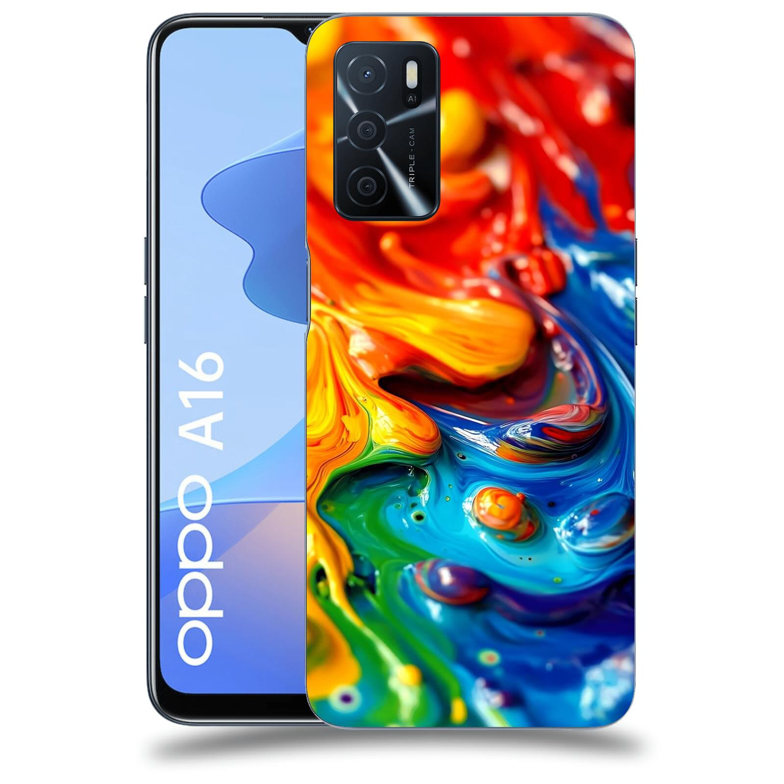 ACOVER Kryt na mobil OPPO A16 - Exploze a Energie