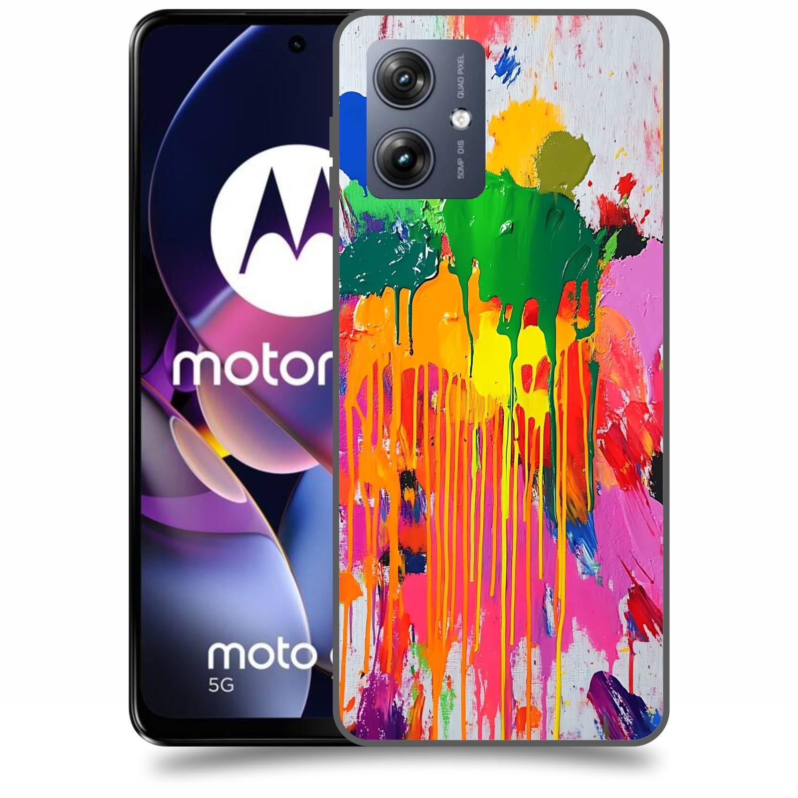ACOVER Kryt na mobil Motorola Moto G54 5G - Chaos a Expresivita