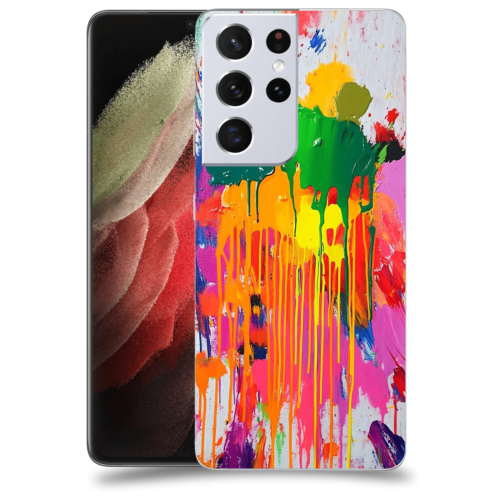 ACOVER Kryt na mobil Samsung Galaxy S21 Ultra 5G G998B - Chaos a Expresivita