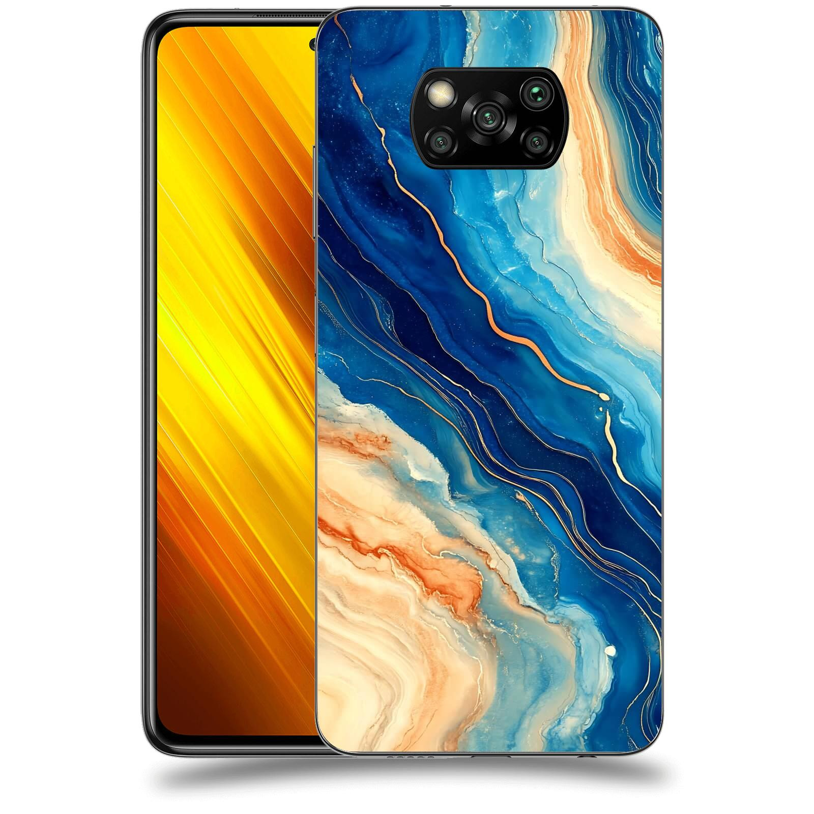 ACOVER Kryt na mobil Xiaomi Poco X3 - Kosmos a Proudění