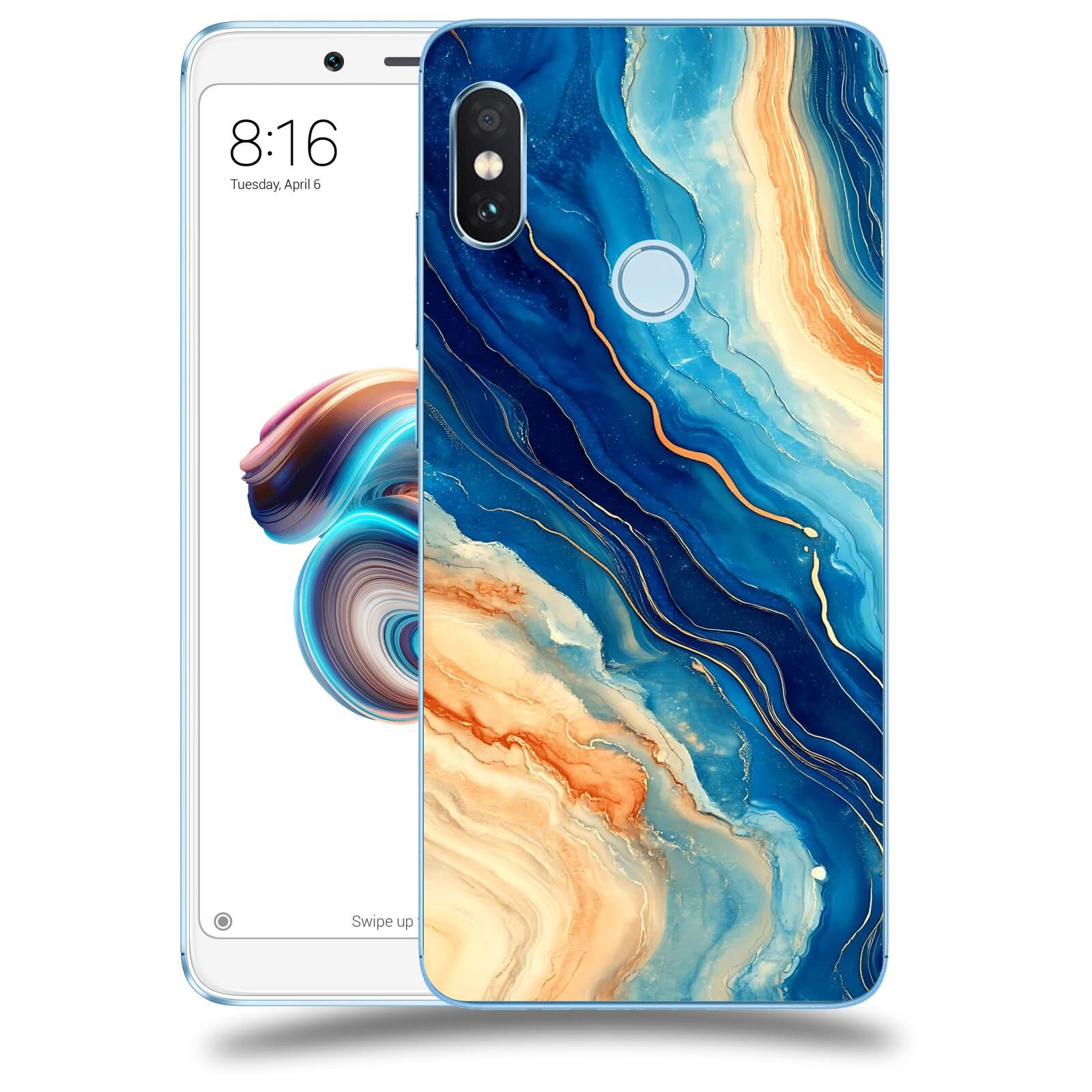 ACOVER Kryt na mobil Xiaomi Redmi Note 5 Global - Kosmos a Proudění