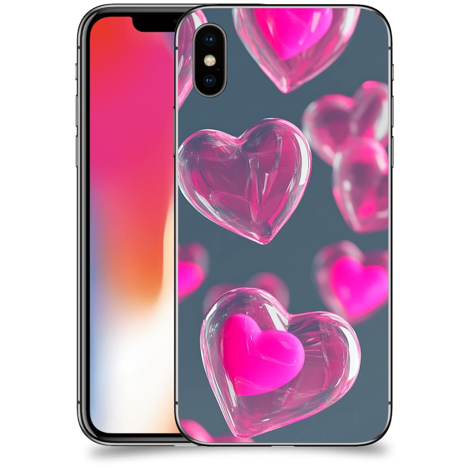 ACOVER Kryt na mobil Apple iPhone X/XS - Láska a Jemnost