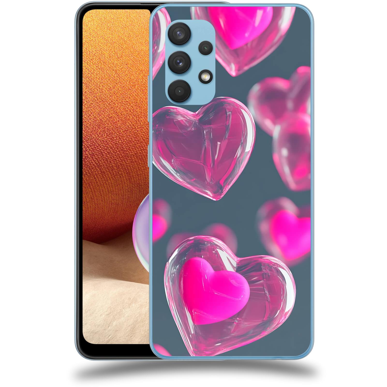 ACOVER Kryt na mobil Samsung Galaxy A32 4G SM-A325F - Láska a Jemnost