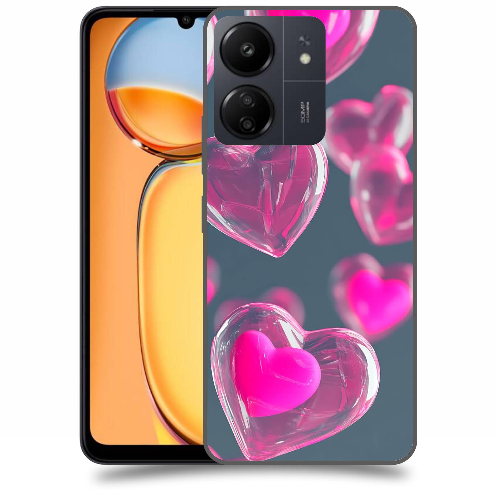 ACOVER Kryt na mobil Xiaomi Redmi 13C 4G  Láska a Jemnost