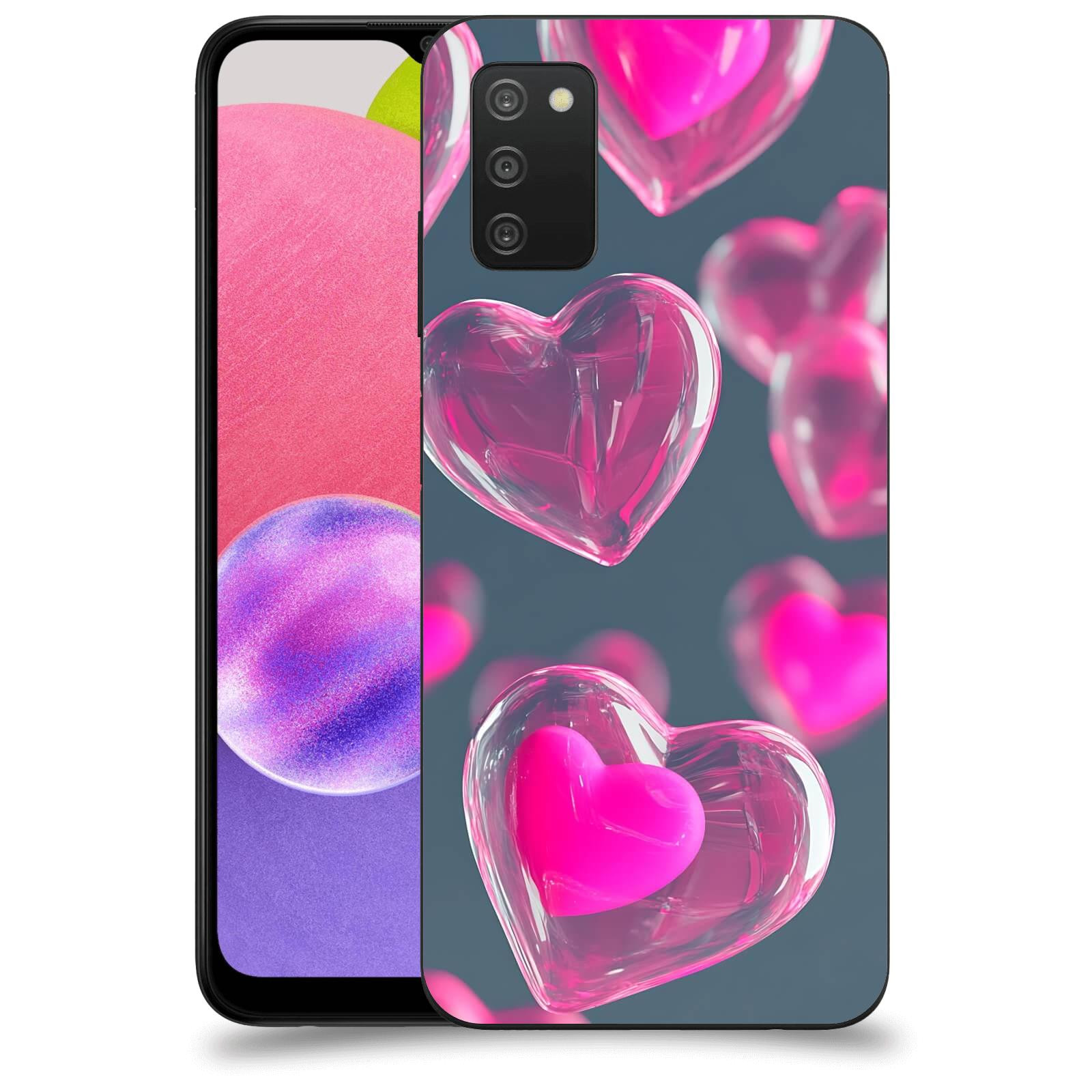 ACOVER Kryt na mobil Samsung Galaxy A03s A037G - Láska a Jemnost