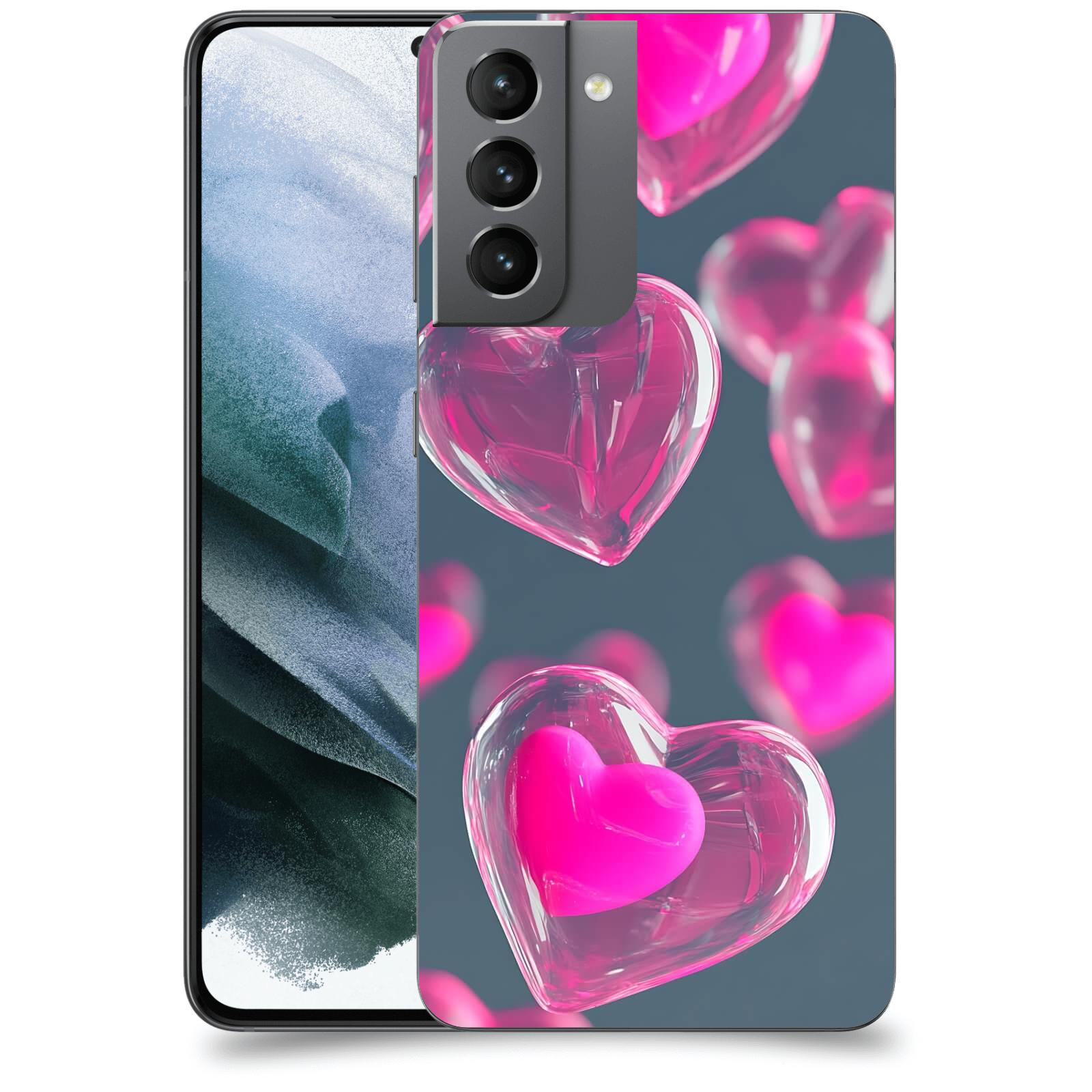 ACOVER Kryt na mobil Samsung Galaxy S21 G991B - Láska a Jemnost
