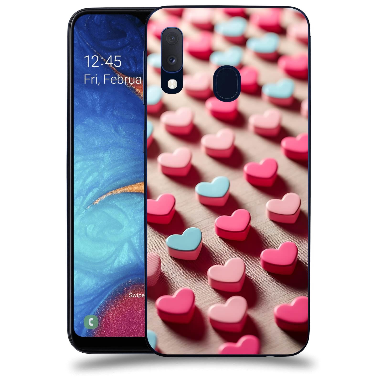 ACOVER Kryt na mobil Samsung Galaxy A20e A202F - Láska a Nekonečnost