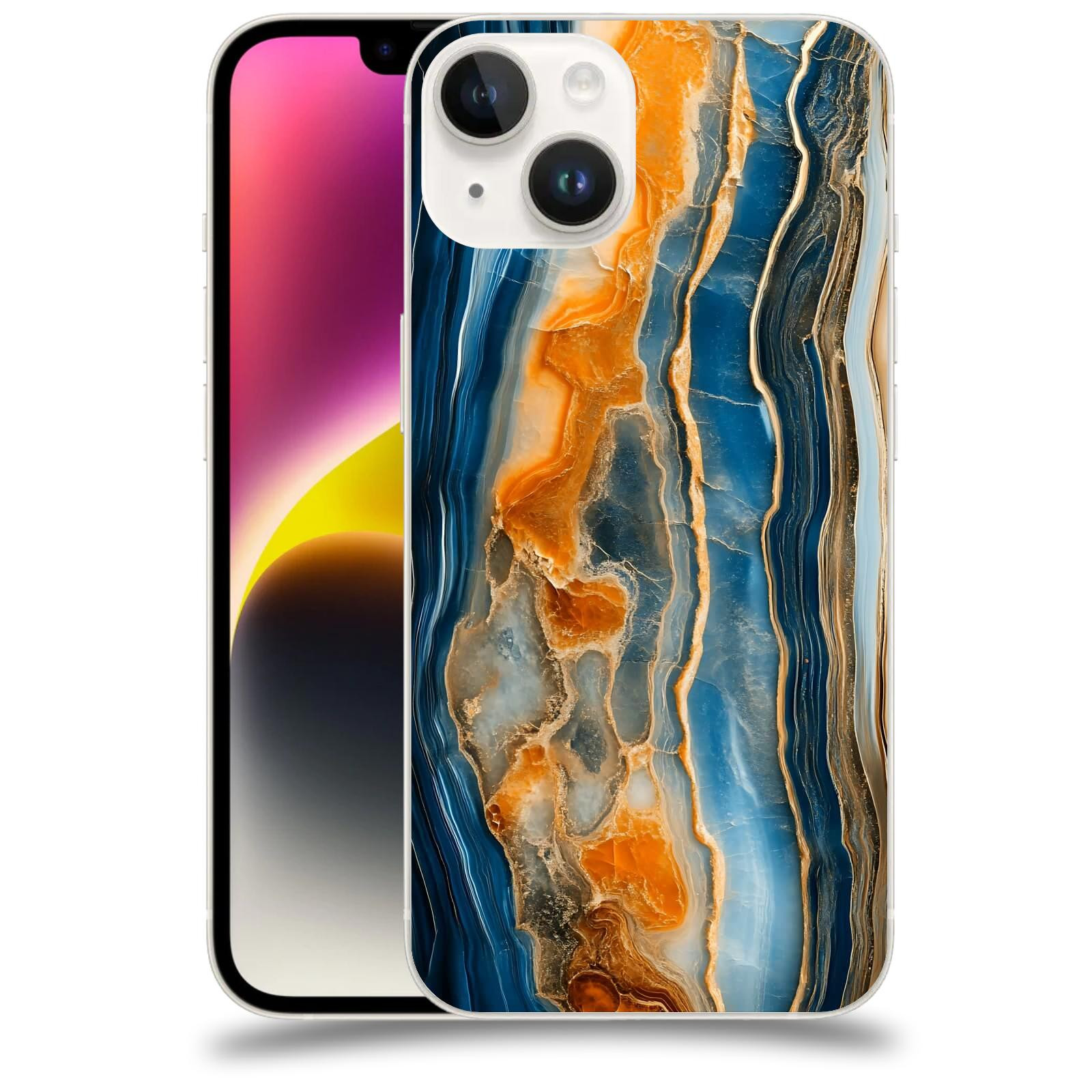 ACOVER Kryt na mobil Apple iPhone 14 - Minerál a Energie