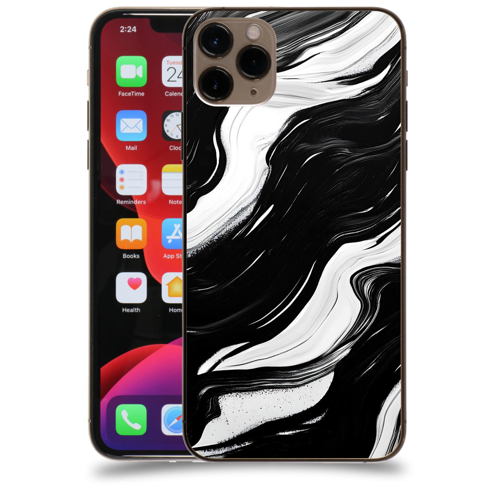 ACOVER Kryt na mobil Apple iPhone 11 Pro Max - Monochromie a Proudění