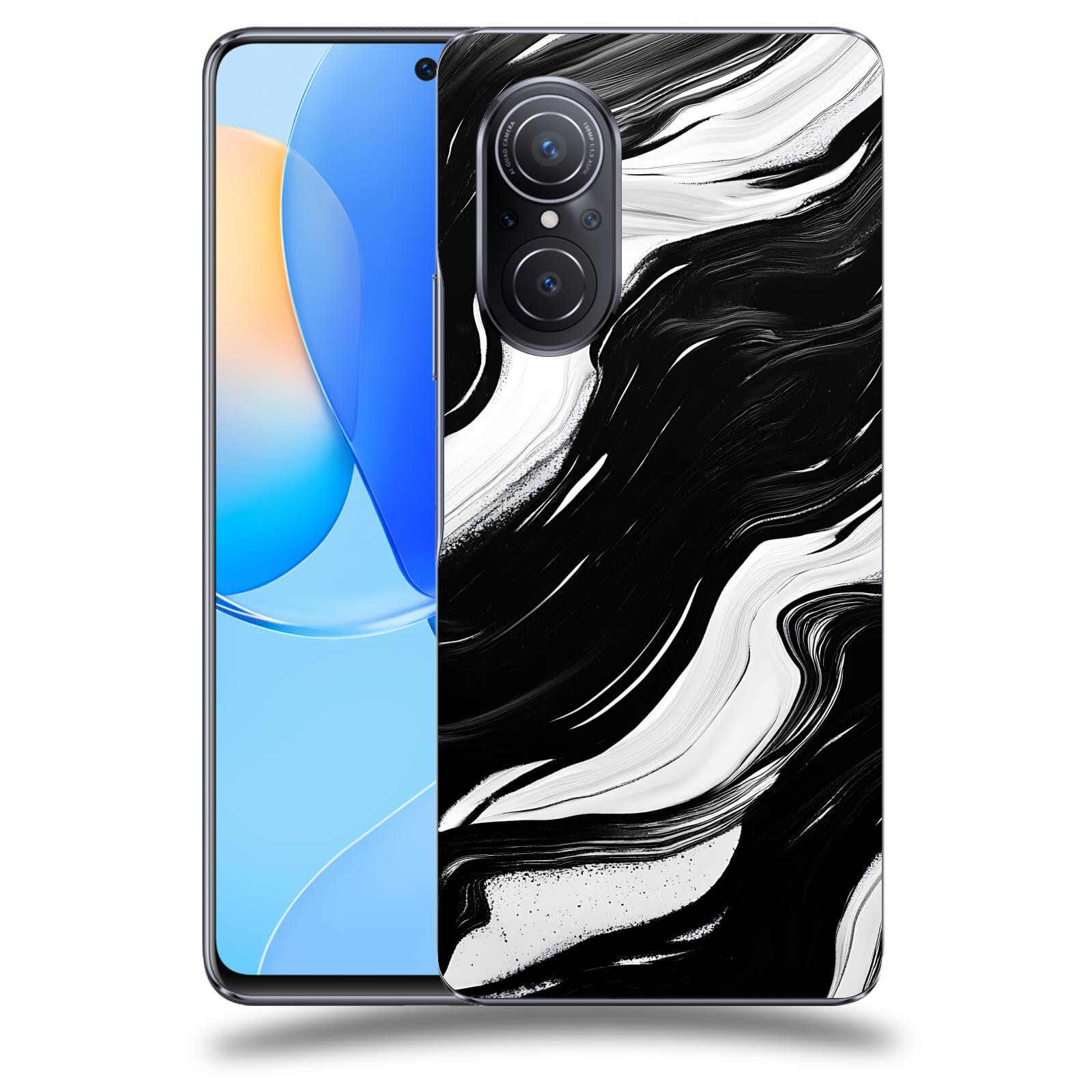 ACOVER Kryt na mobil Huawei Nova 9 SE - Monochromie a Proudění