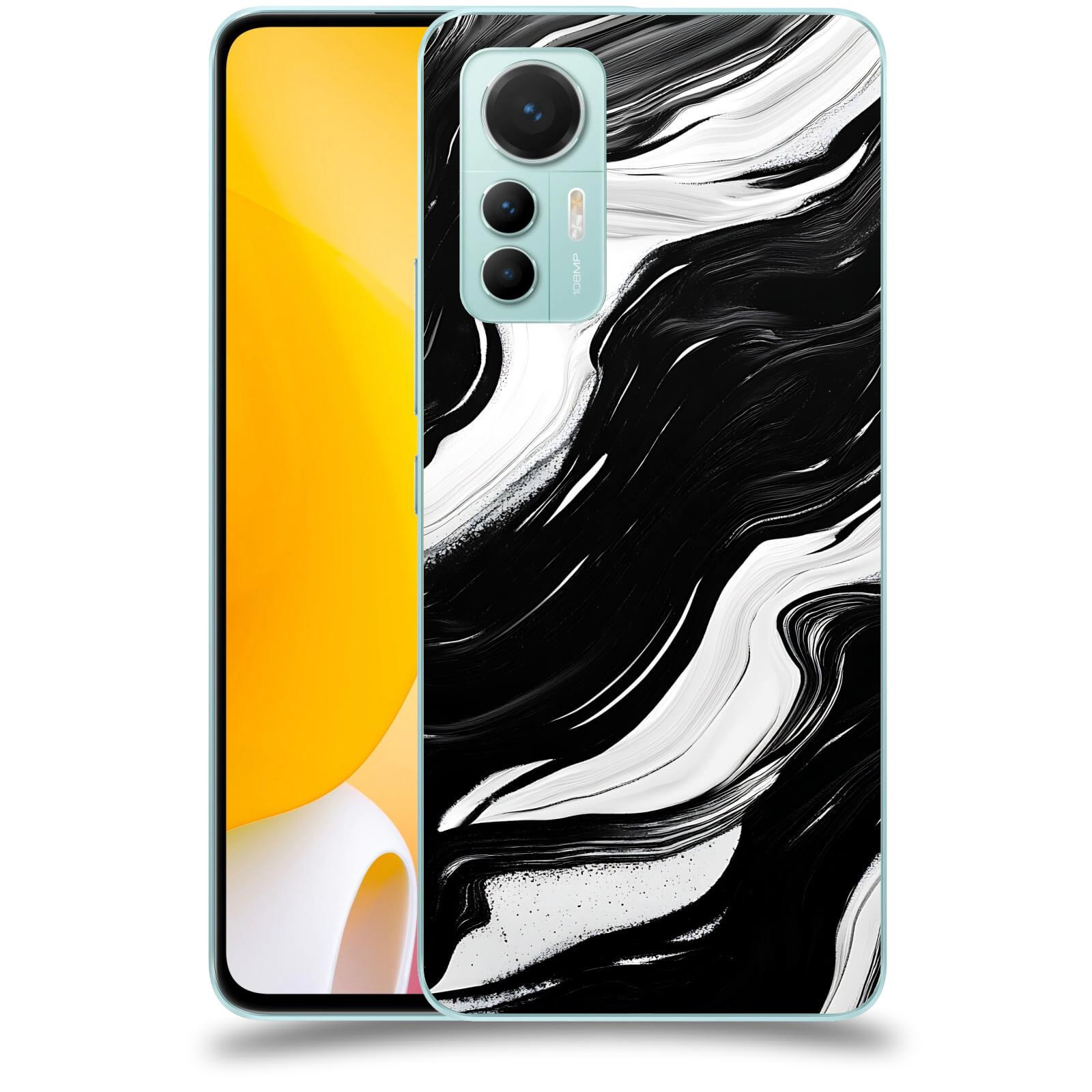 ACOVER Kryt na mobil Xiaomi 12 Lite - Monochromie a Proudění