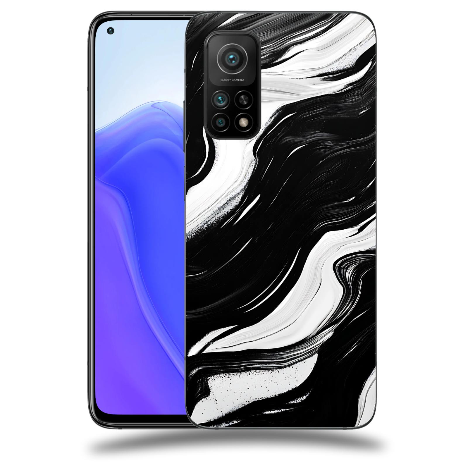 ACOVER Kryt na mobil Xiaomi Mi 10T - Monochromie a Proudění