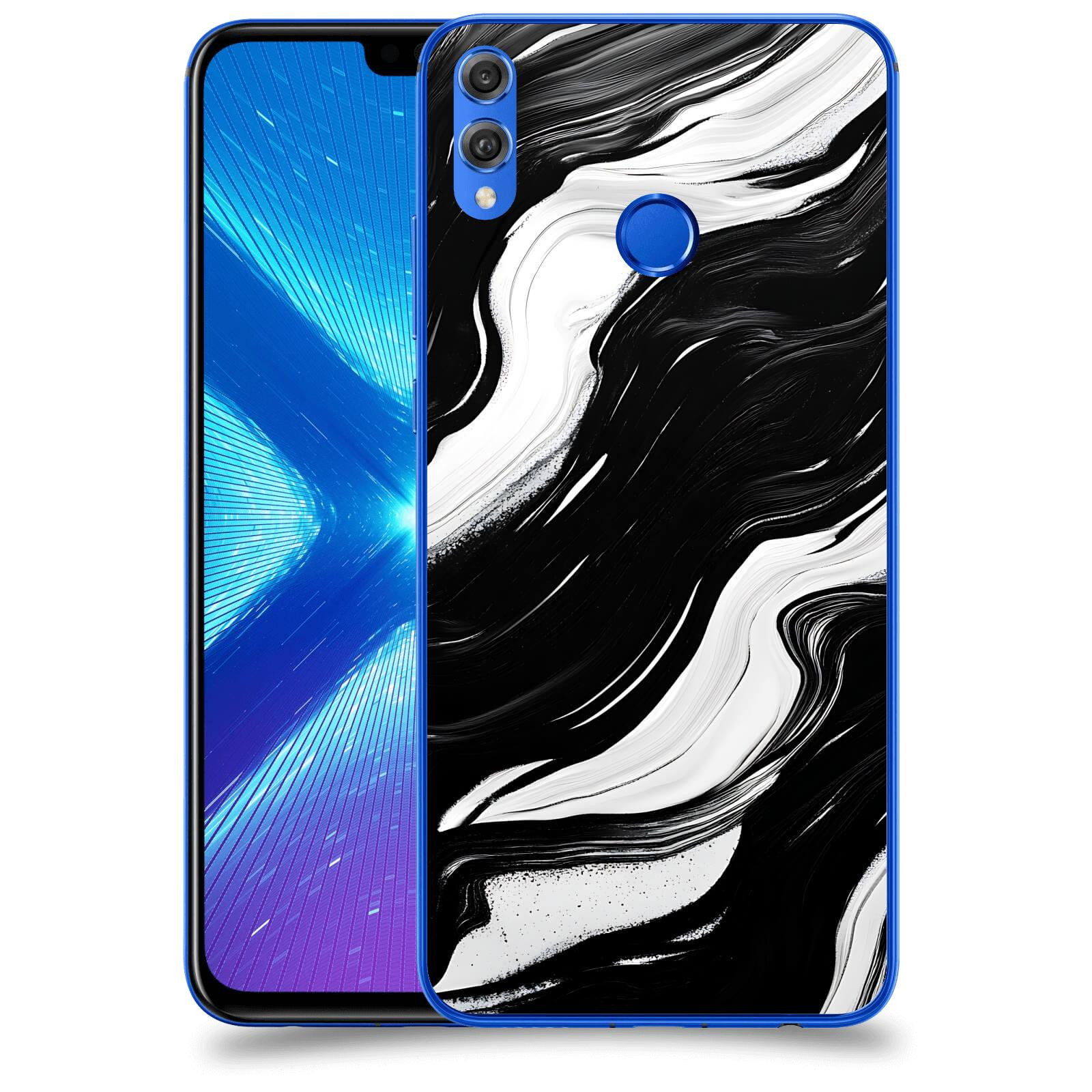 ACOVER Kryt na mobil Honor 8X - Monochromie a Proudění