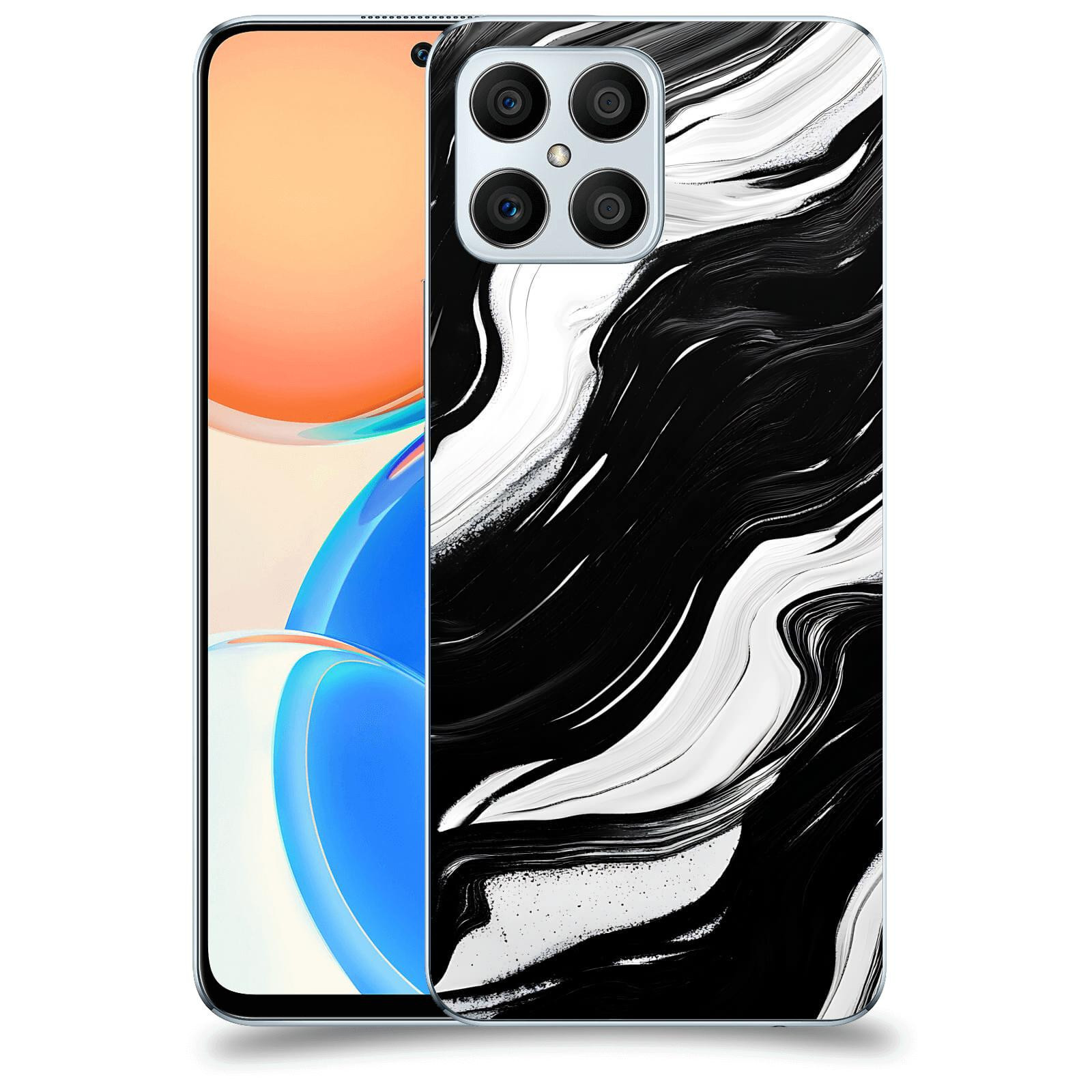 ACOVER Kryt na mobil Honor X8 5G - Monochromie a Proudění