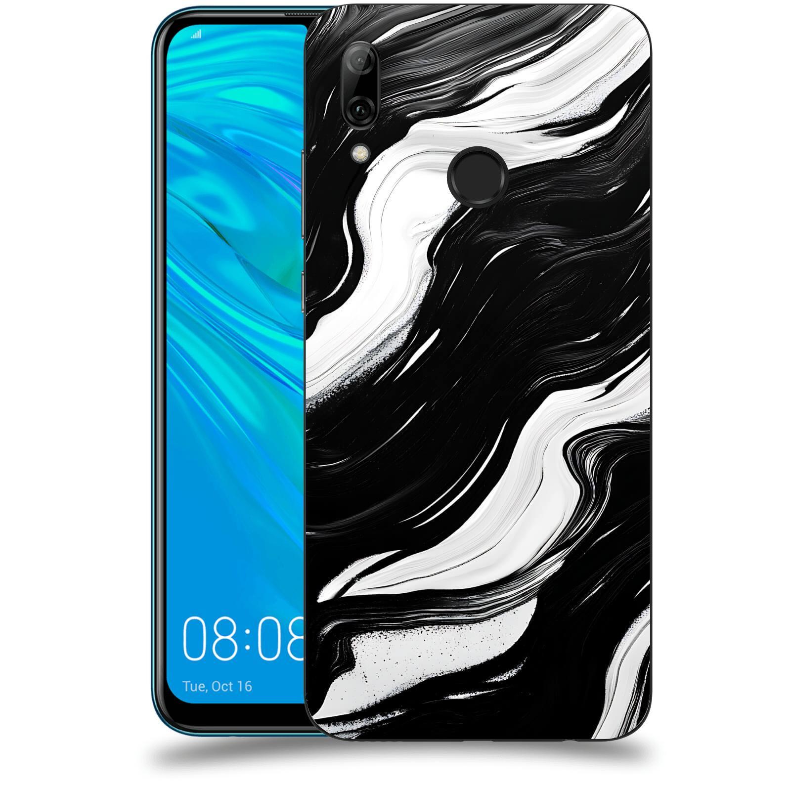 ACOVER Kryt na mobil Huawei P Smart 2019 - Monochromie a Proudění