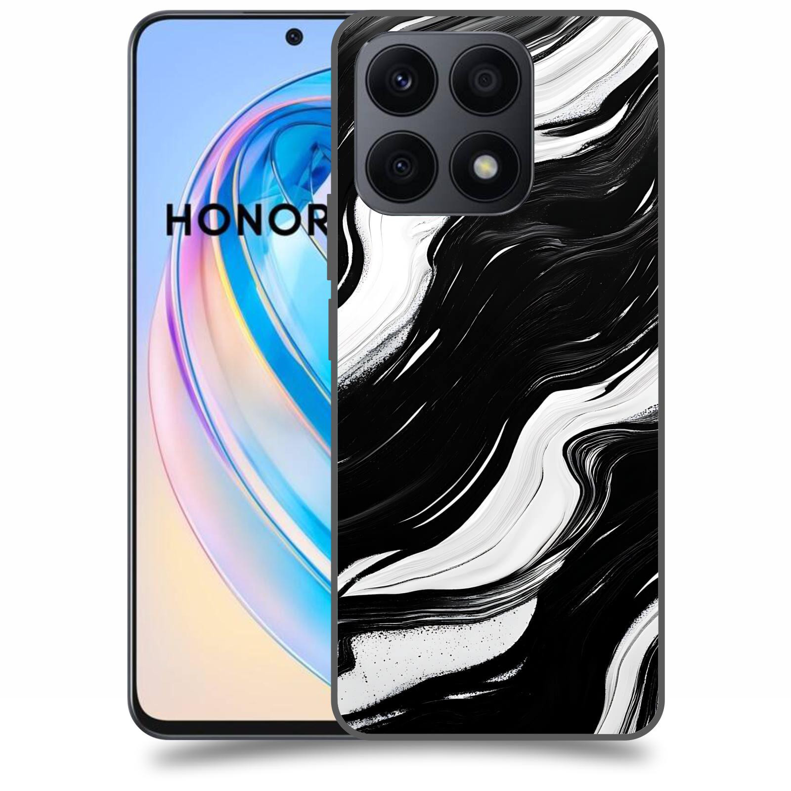 ACOVER Kryt na mobil Honor X8a - Monochromie a Proudění