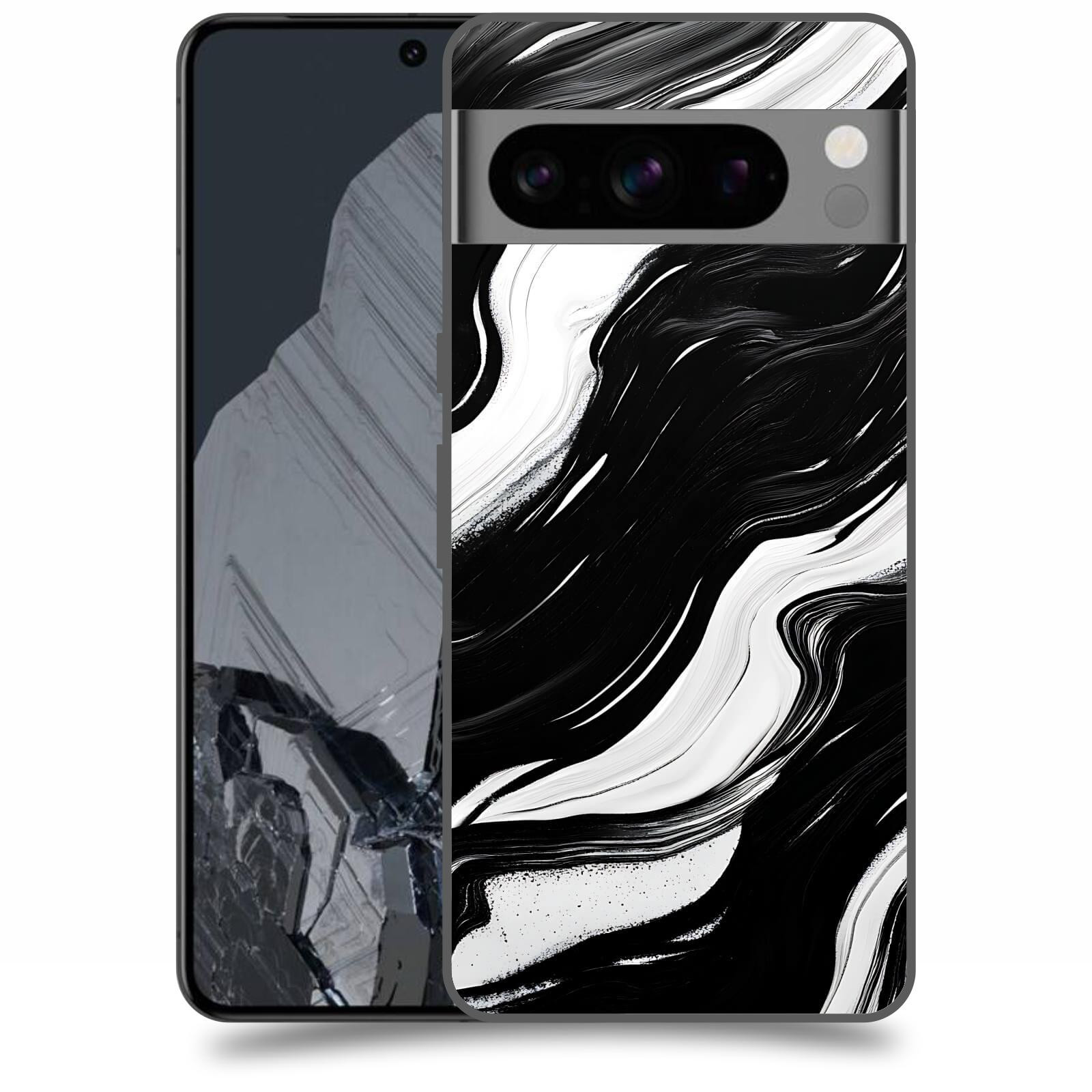 ACOVER Kryt na mobil Google Pixel 8 Pro - Monochromie a Proudění