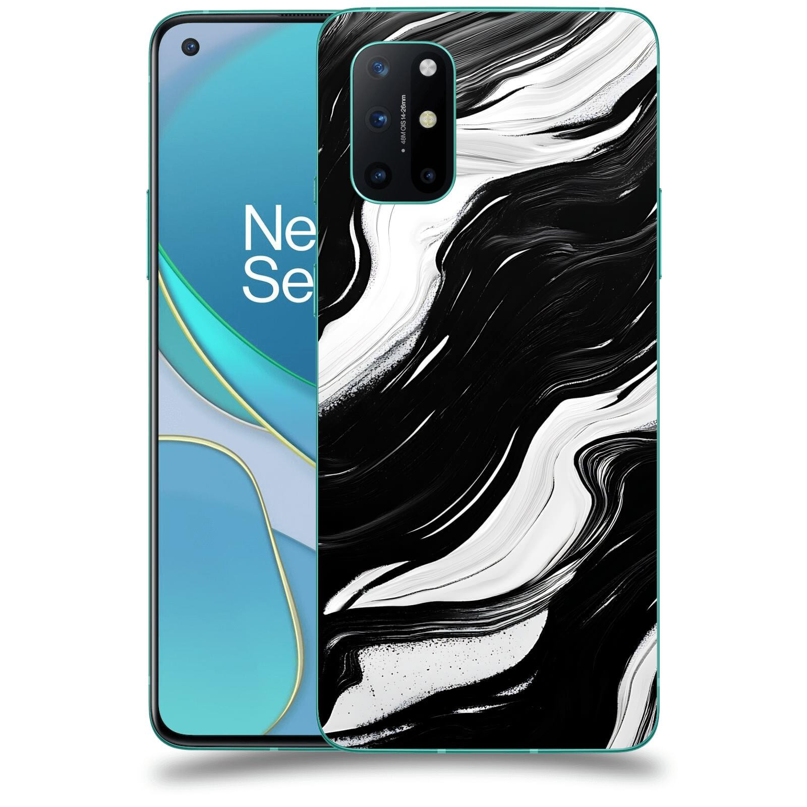 ACOVER Kryt na mobil OnePlus 8T - Monochromie a Proudění
