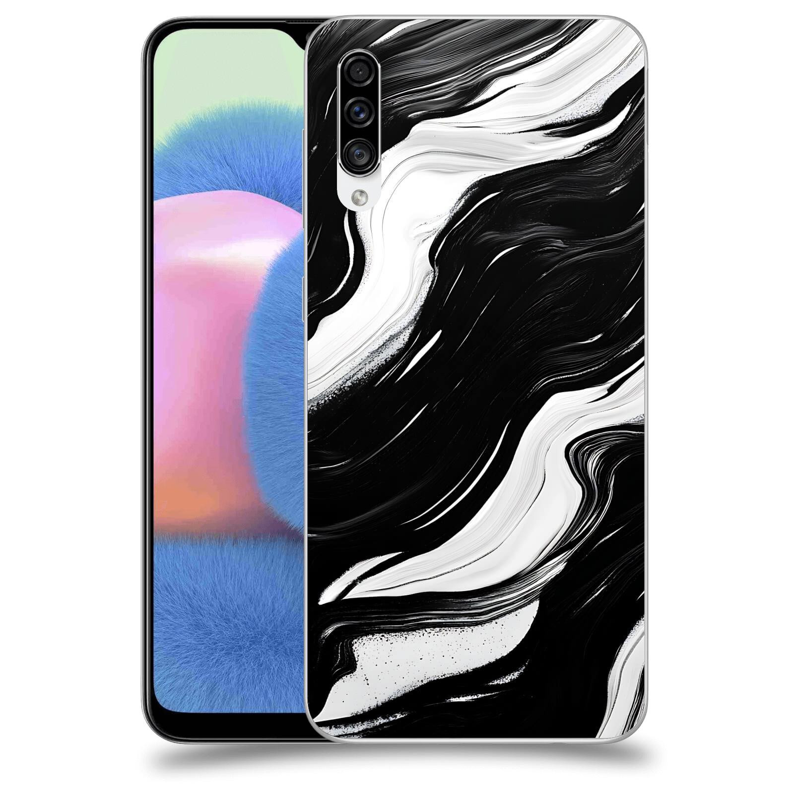 ACOVER Kryt na mobil Samsung Galaxy A30s A307F - Monochromie a Proudění