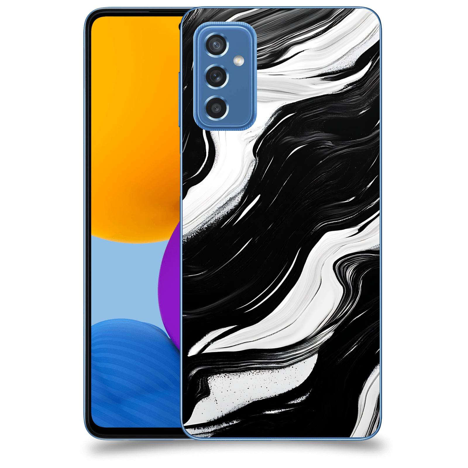 ACOVER Kryt na mobil Samsung Galaxy M52 5G - Monochromie a Proudění